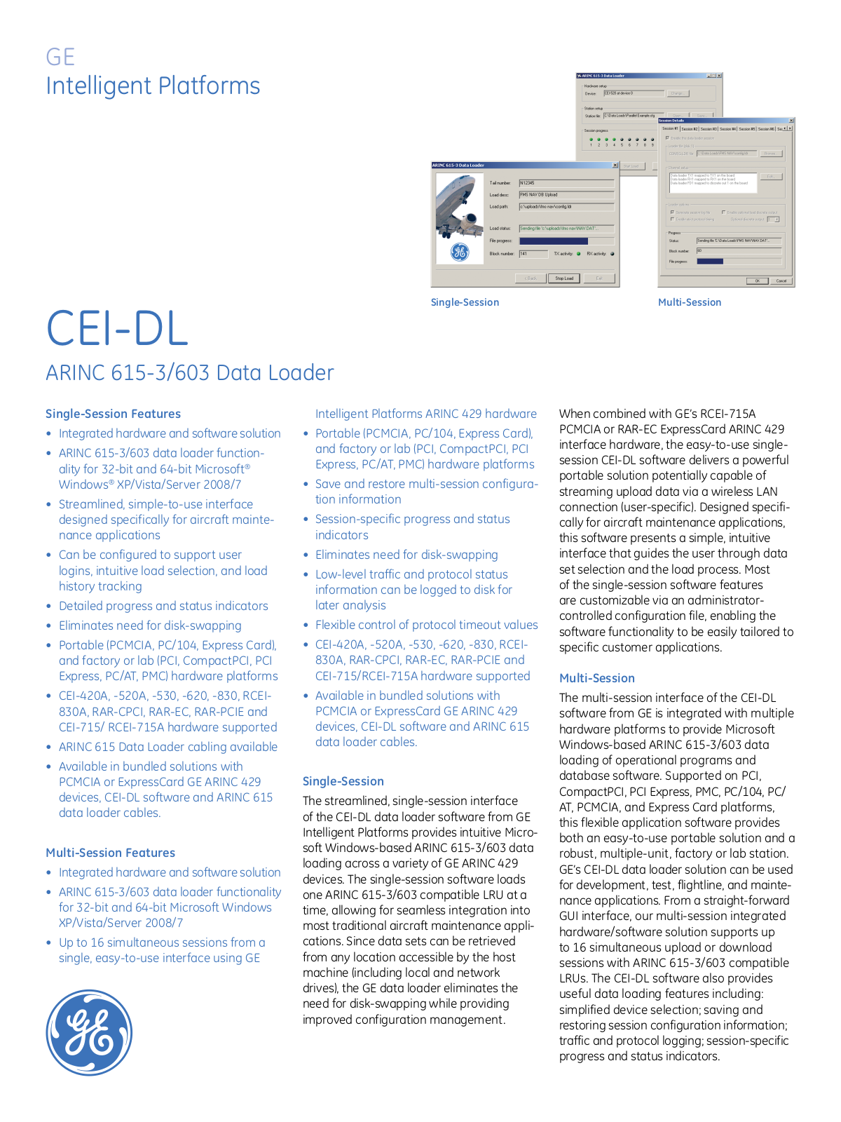 GE CEI-DL Data Sheet