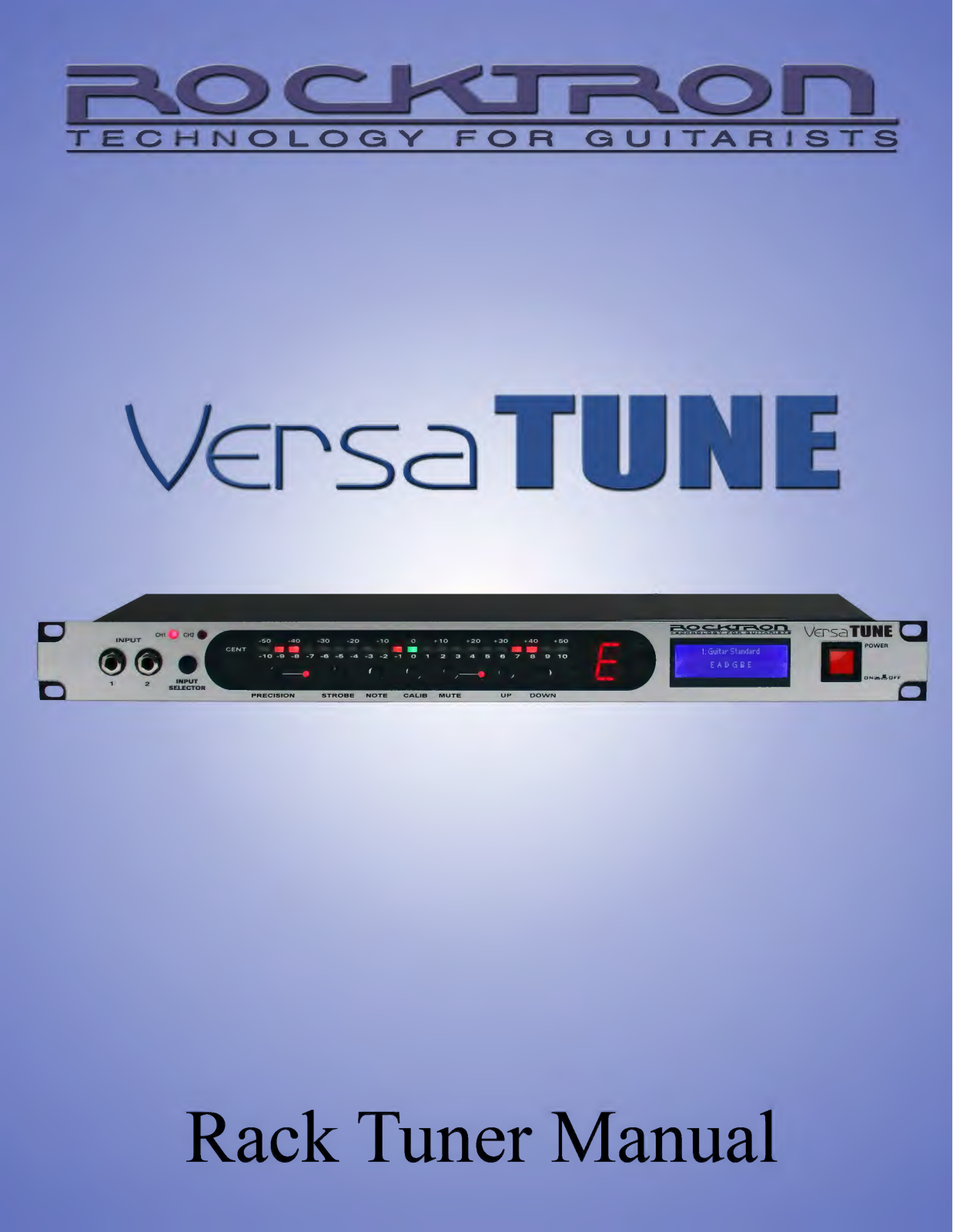 Rocktron VersaTune User Manual