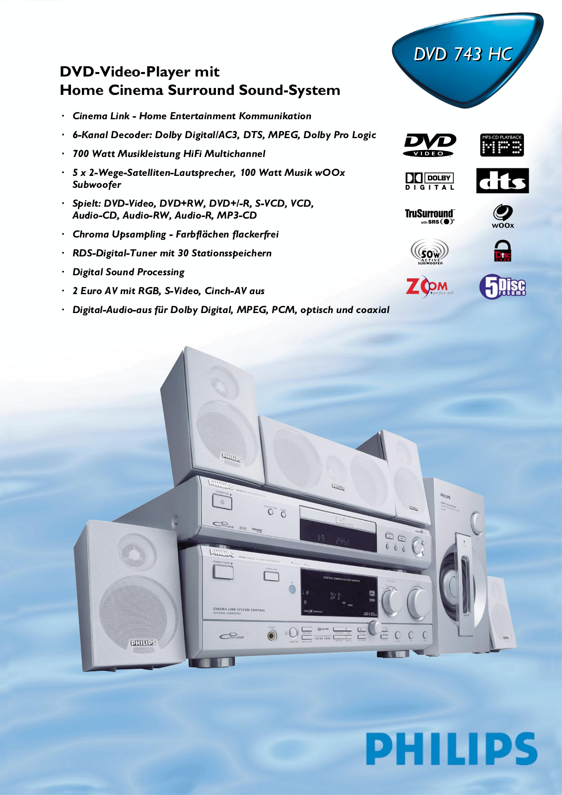 Philips DVD743HC User Manual