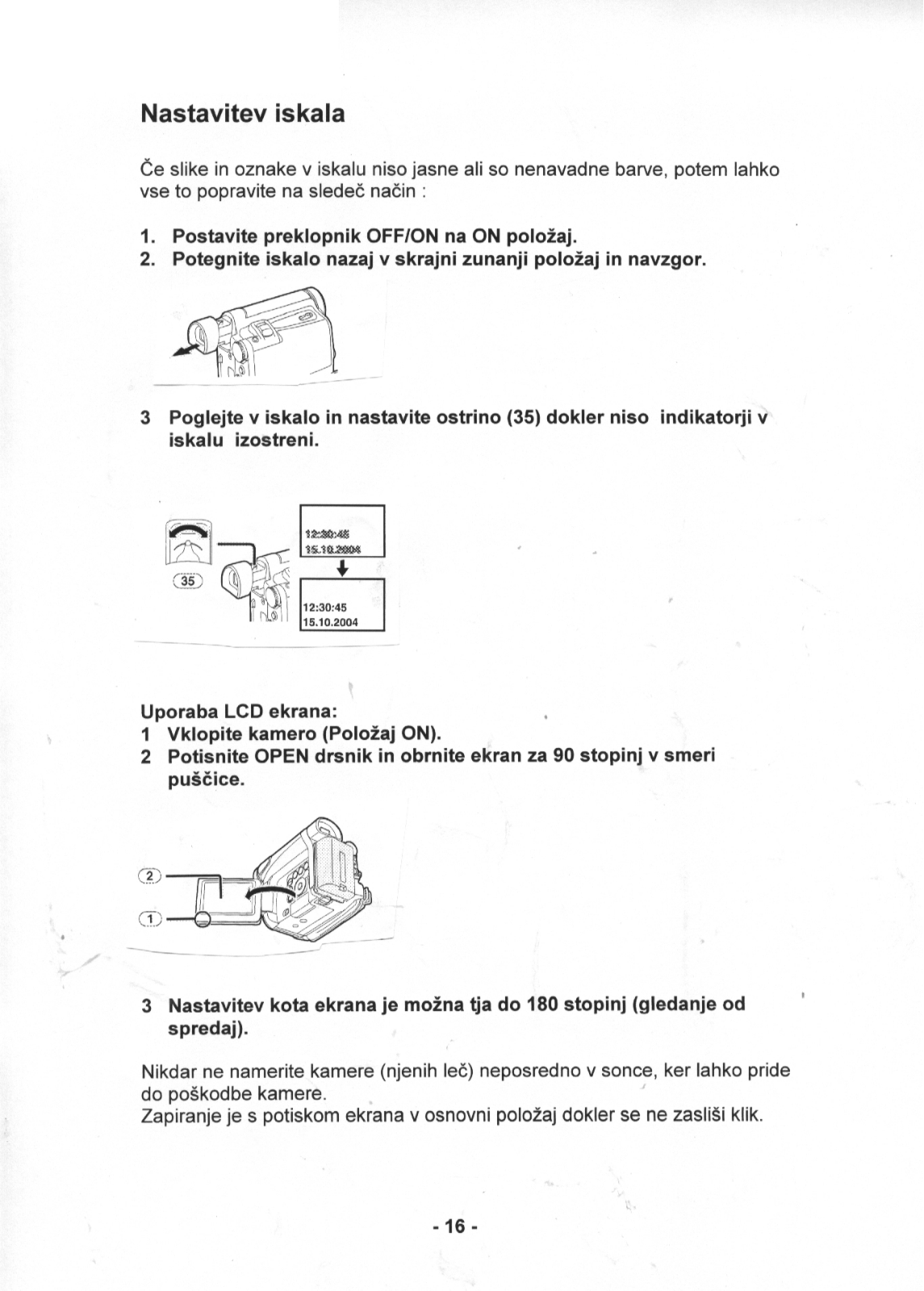 Panasonic NV-GS15 Instructions Manual