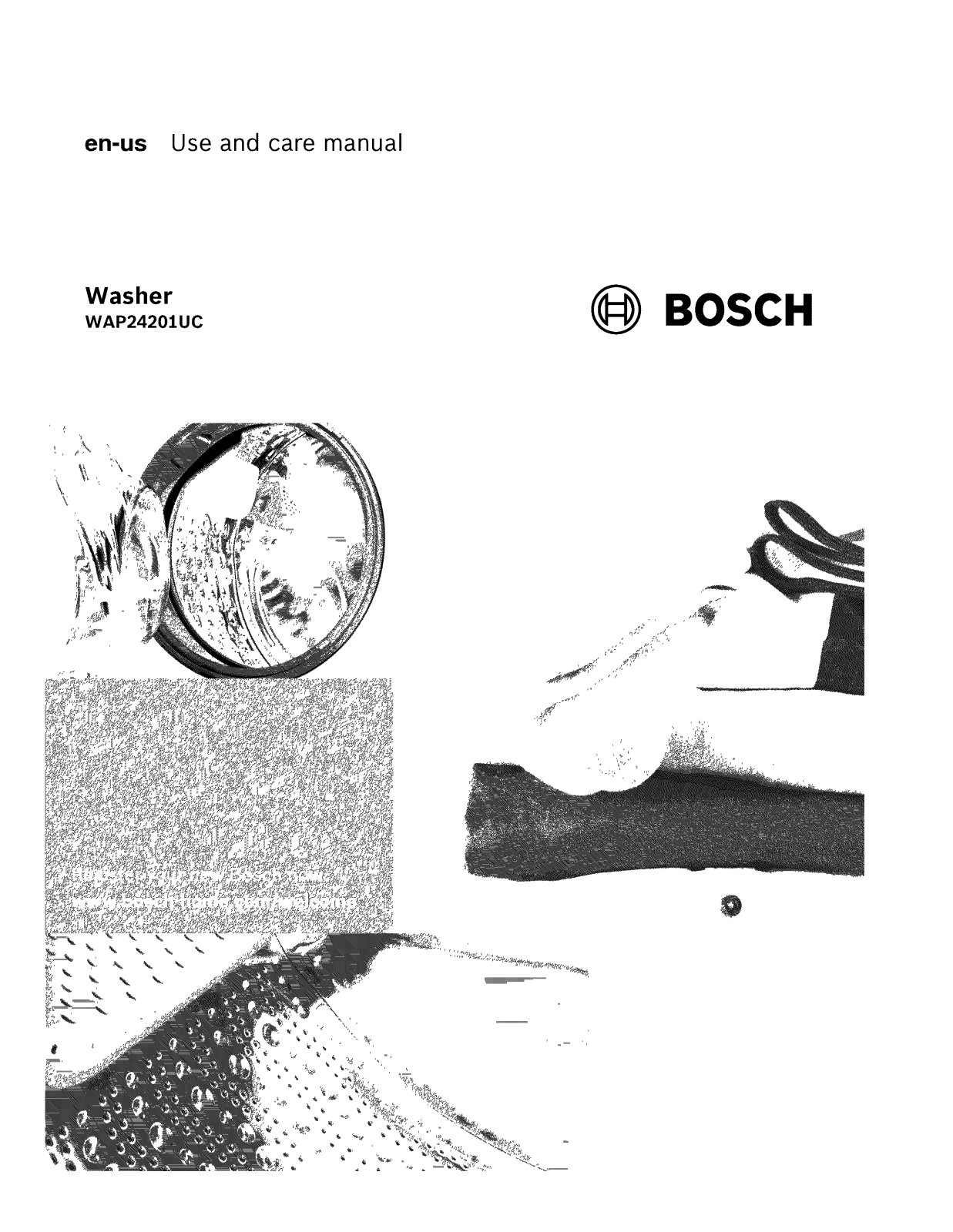Bosch WAP24201UC/11, WAP24201UC/05 Owner’s Manual