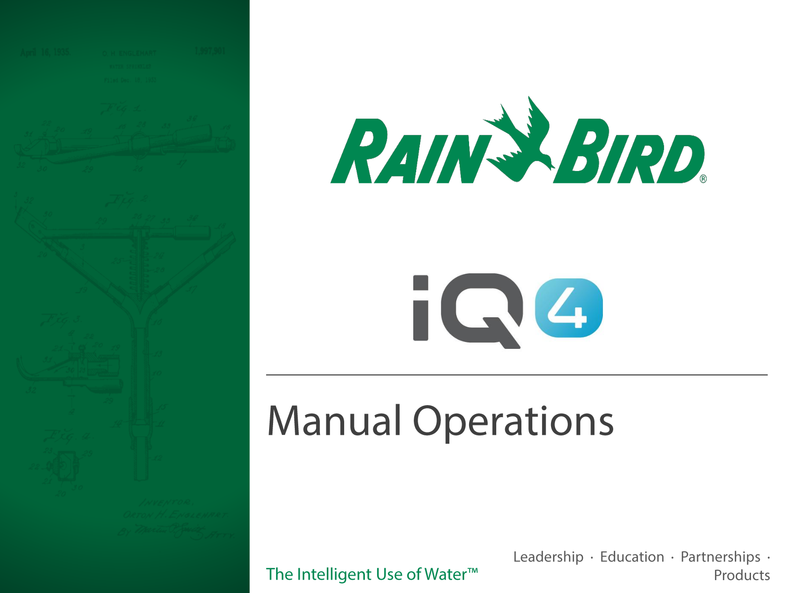 Rain Bird IQ 4 Operators Manual