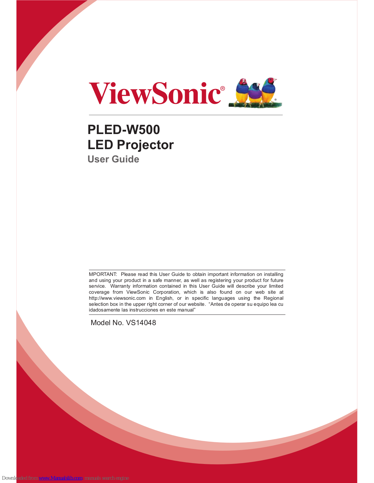 ViewSonic VS14048 User Manual - ManualMachine.com
