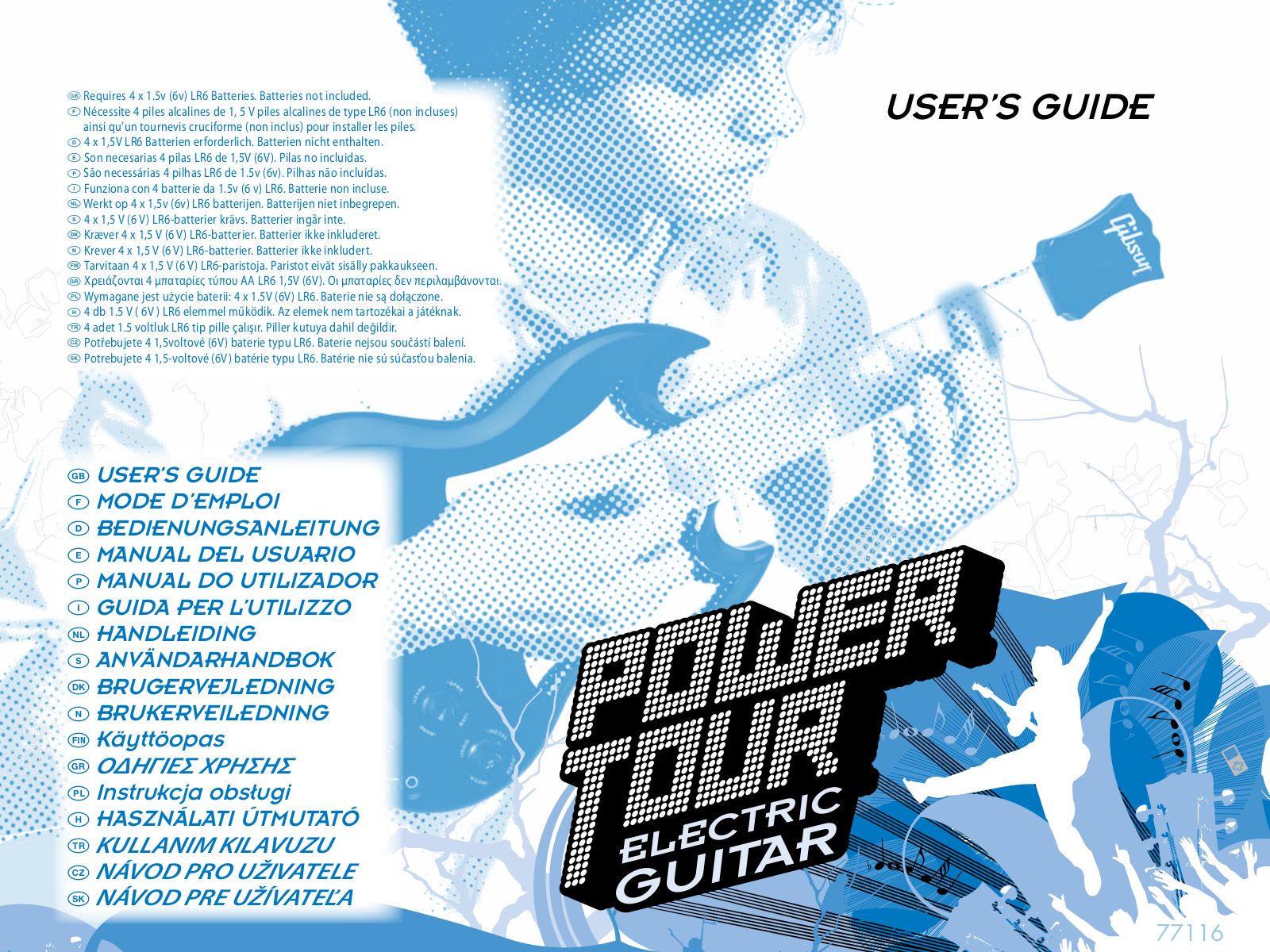 HASBRO POWER TOUR GUITAR User Manual