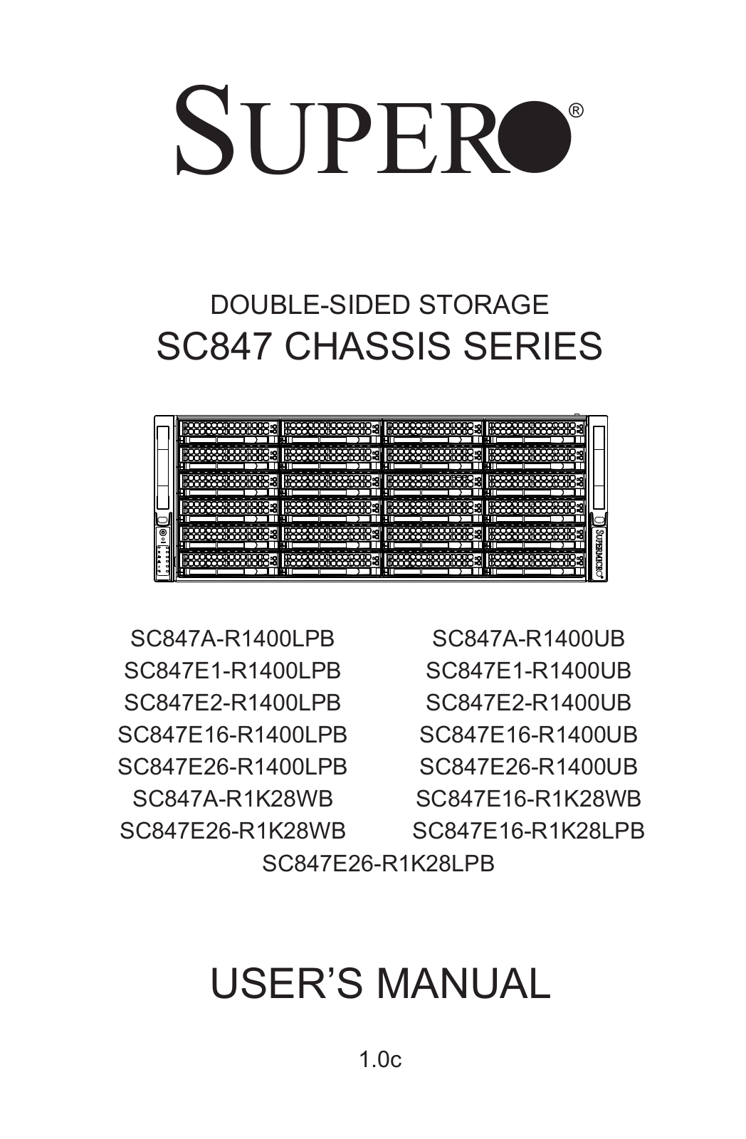 Supermicro SuperChassis 847BE1C4-R1K23LPB operation manual