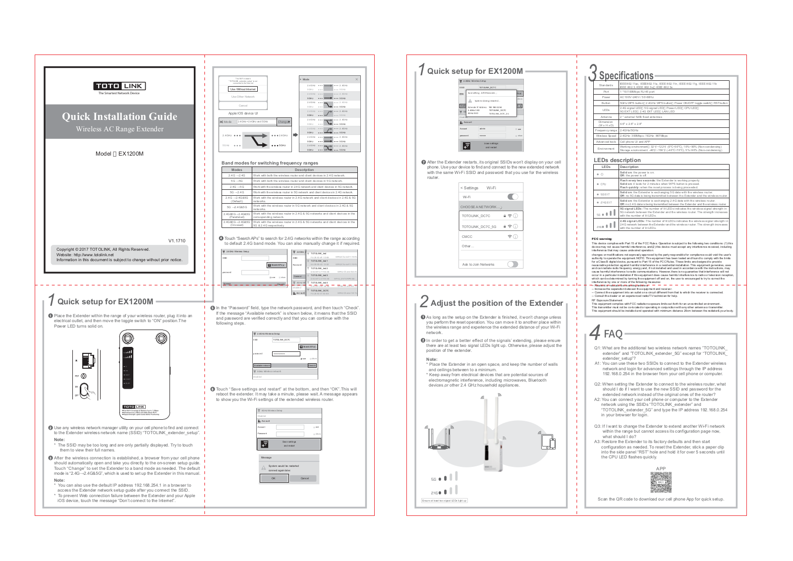 TOTOLINK EX1200M User Manual