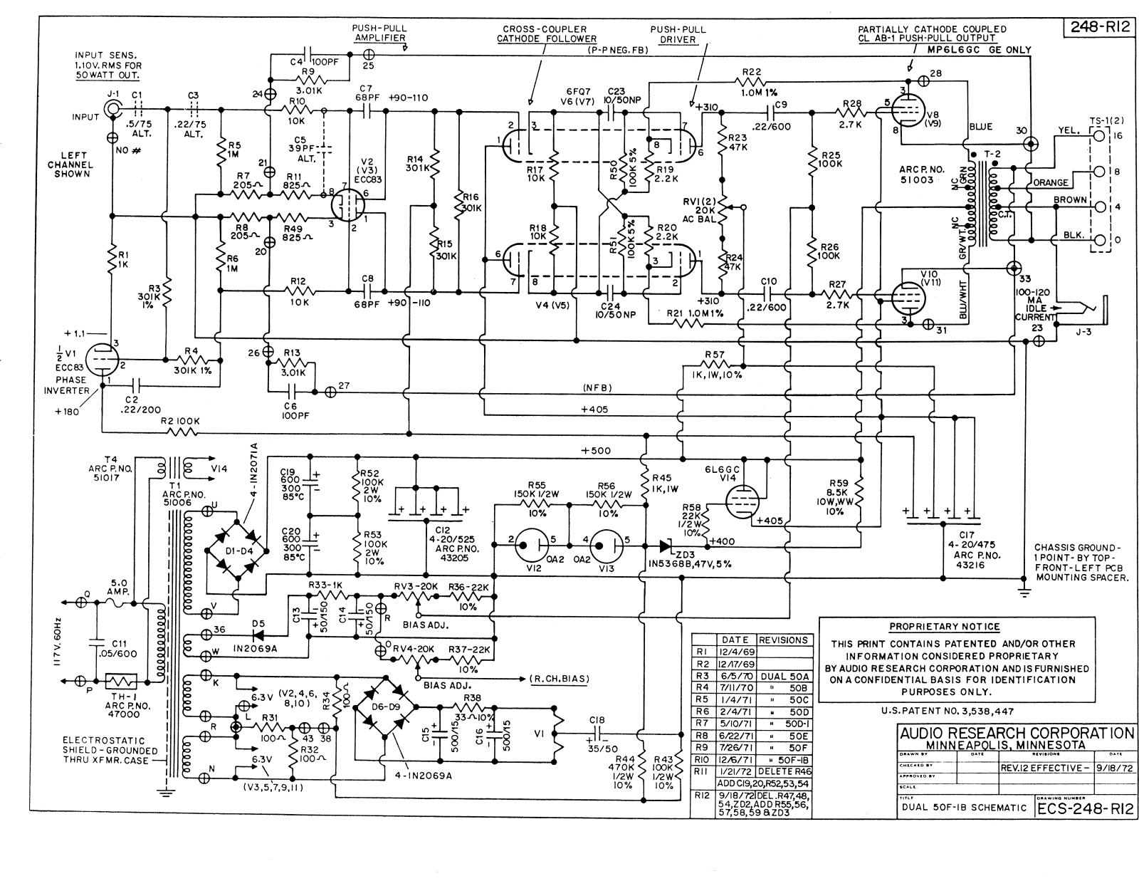Audio Research D50 Schematic - ManualMachine.com