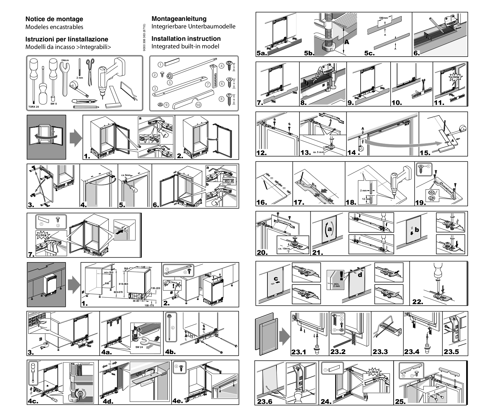 GAGGENAU RF200200, RF 200, IG111112 User Manual