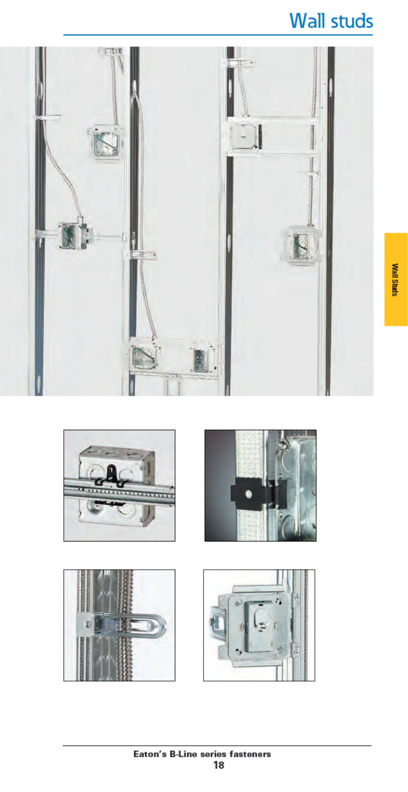 Cooper B-Line Wall studs Catalog