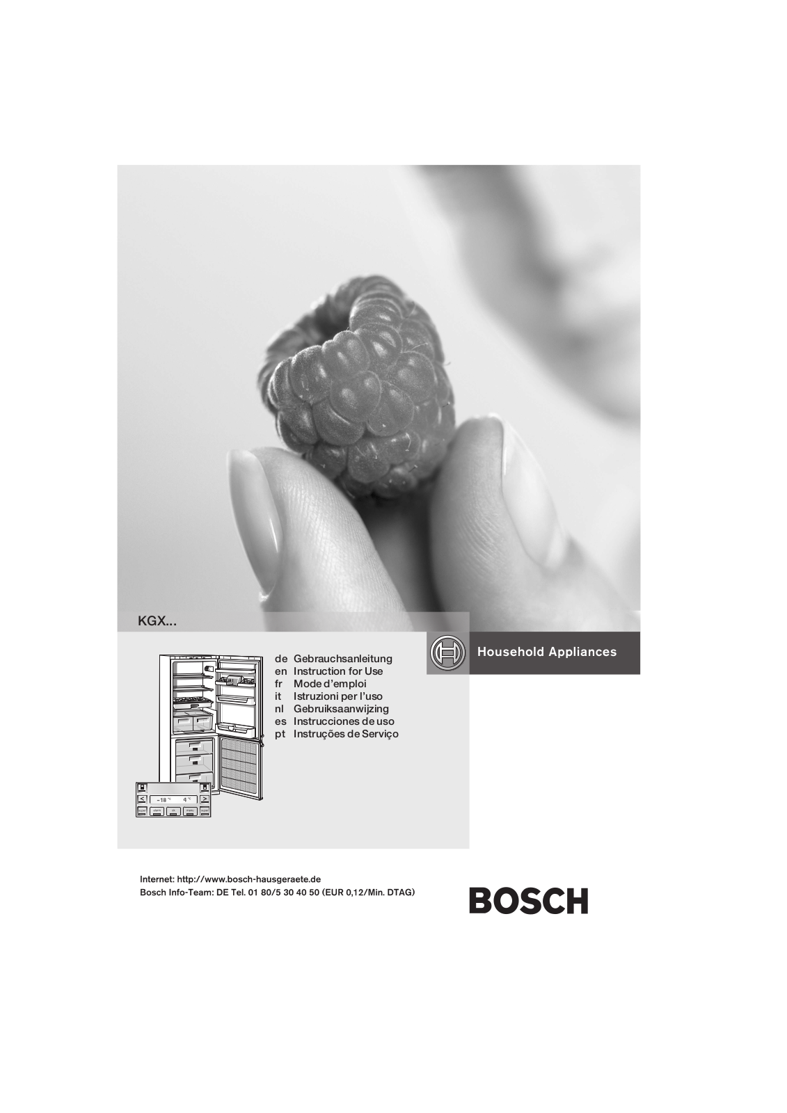 BOSCH KGX28M40, KGX28M20 User Manual