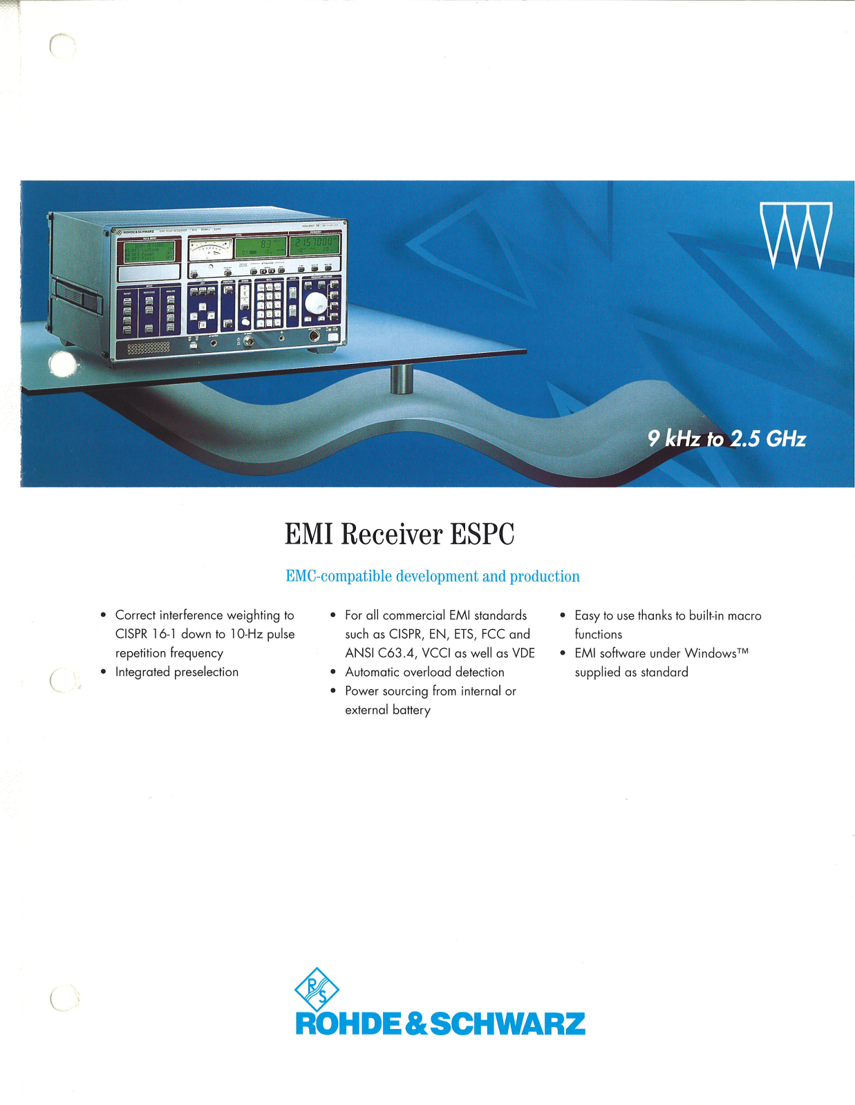 Rohde & Schwarz ESPC Datasheet - ManualMachine.com