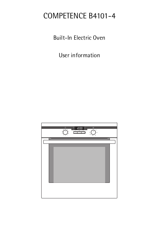 AEG B4101-4-W, B4101-4-M, B4101-4-B, B4101-4-A User Manual