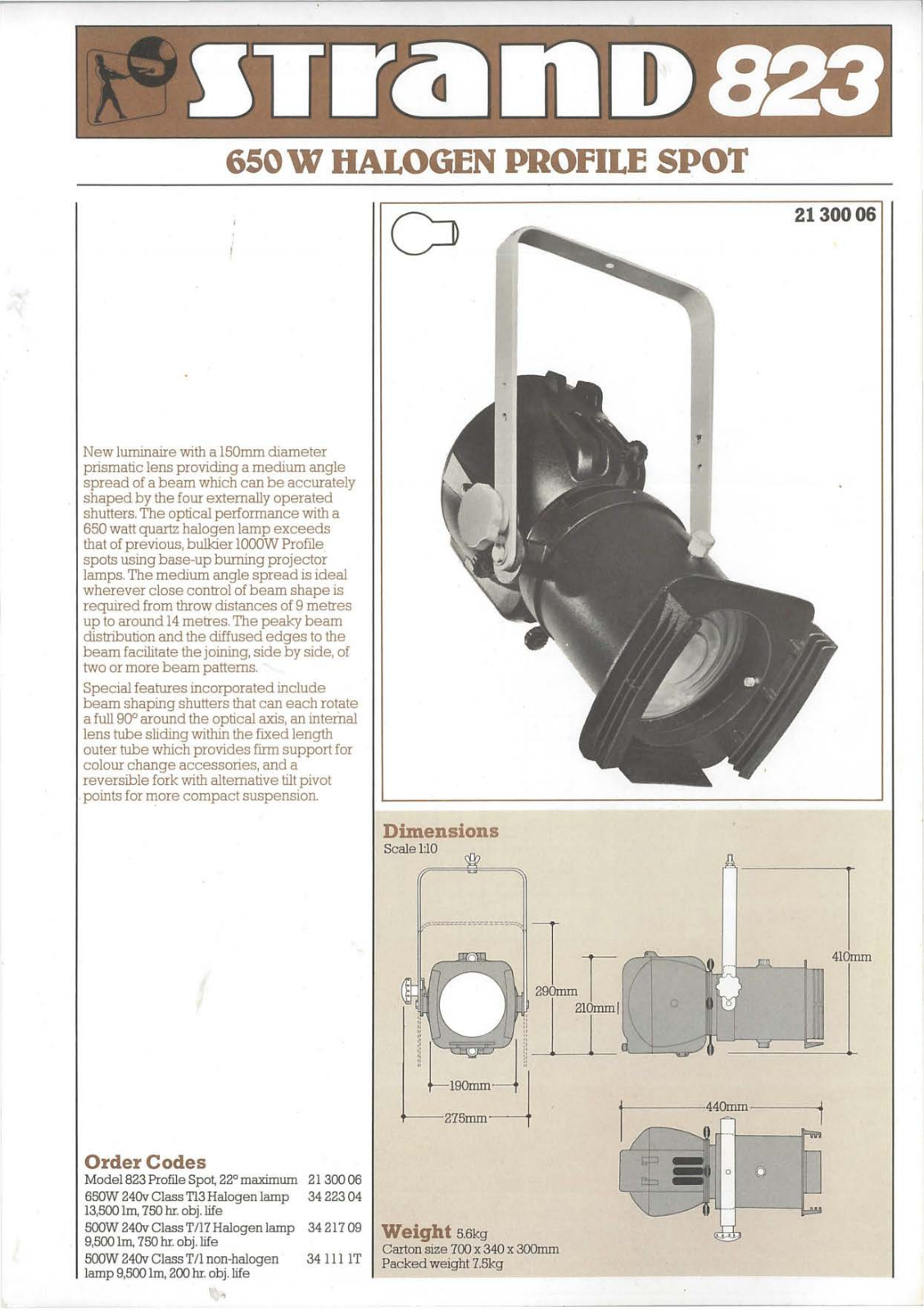 Strand Patt.823 Datasheet - ManualMachine.com