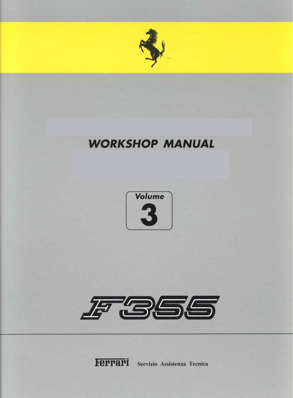 Ferrari F355 3, 355 User Manual