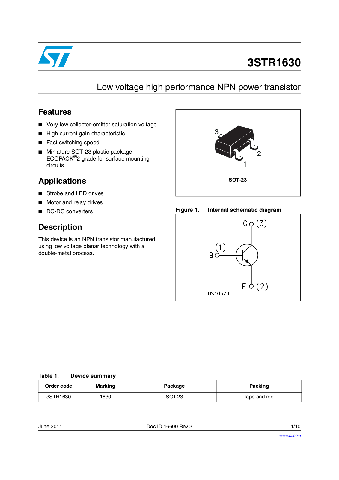 Datasheet 3str1630 Datasheet - ManualMachine.com