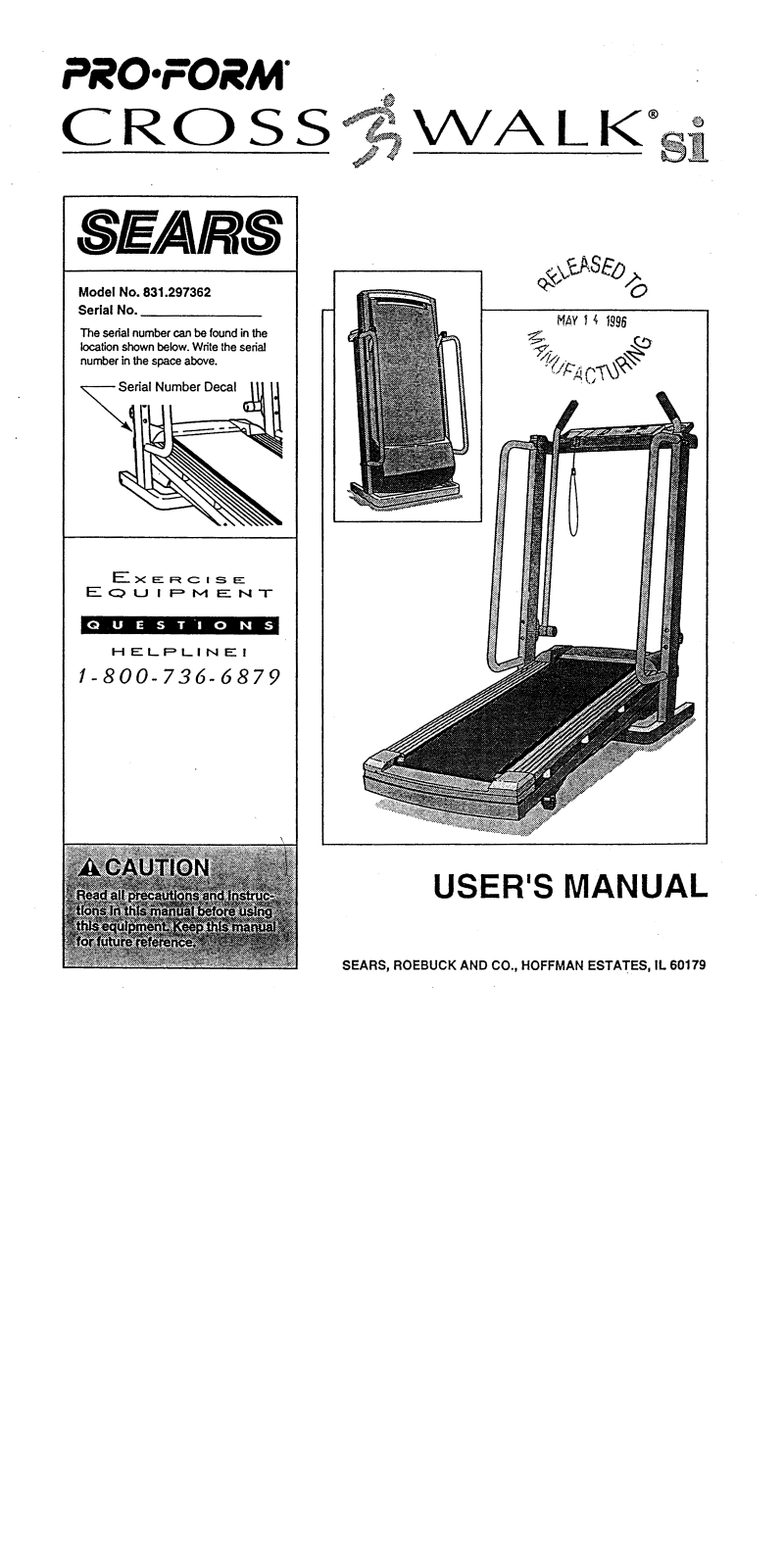 ProForm 297362 User Manual