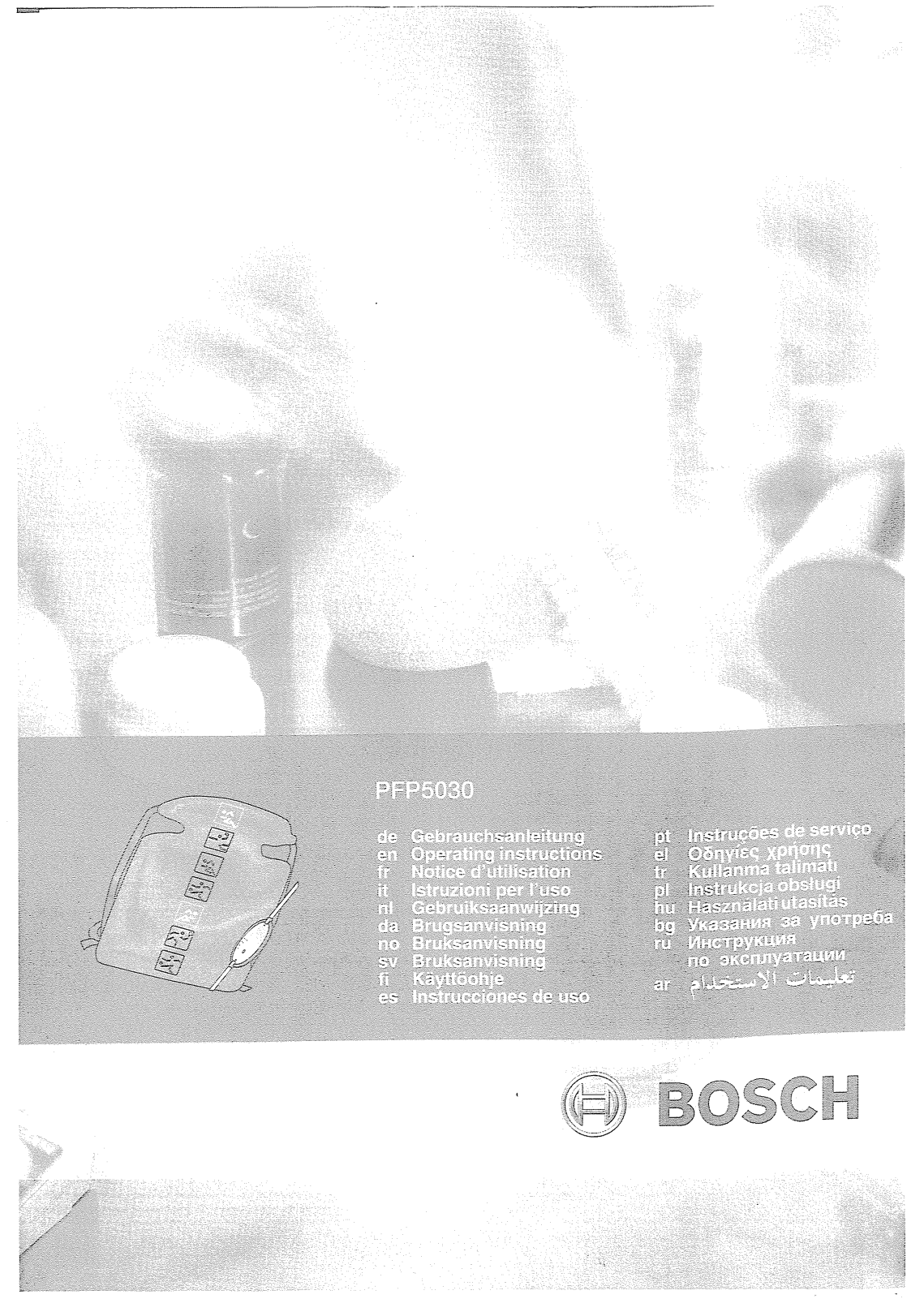 Bosch PFP 5030 User Manual