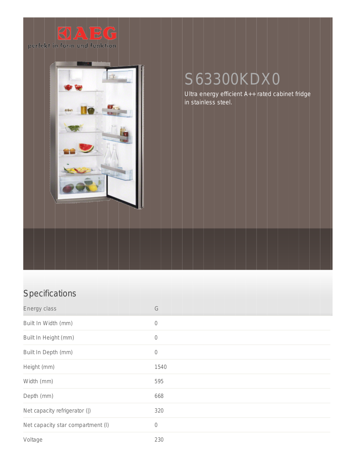 AEG S54000KMX0 User Manual