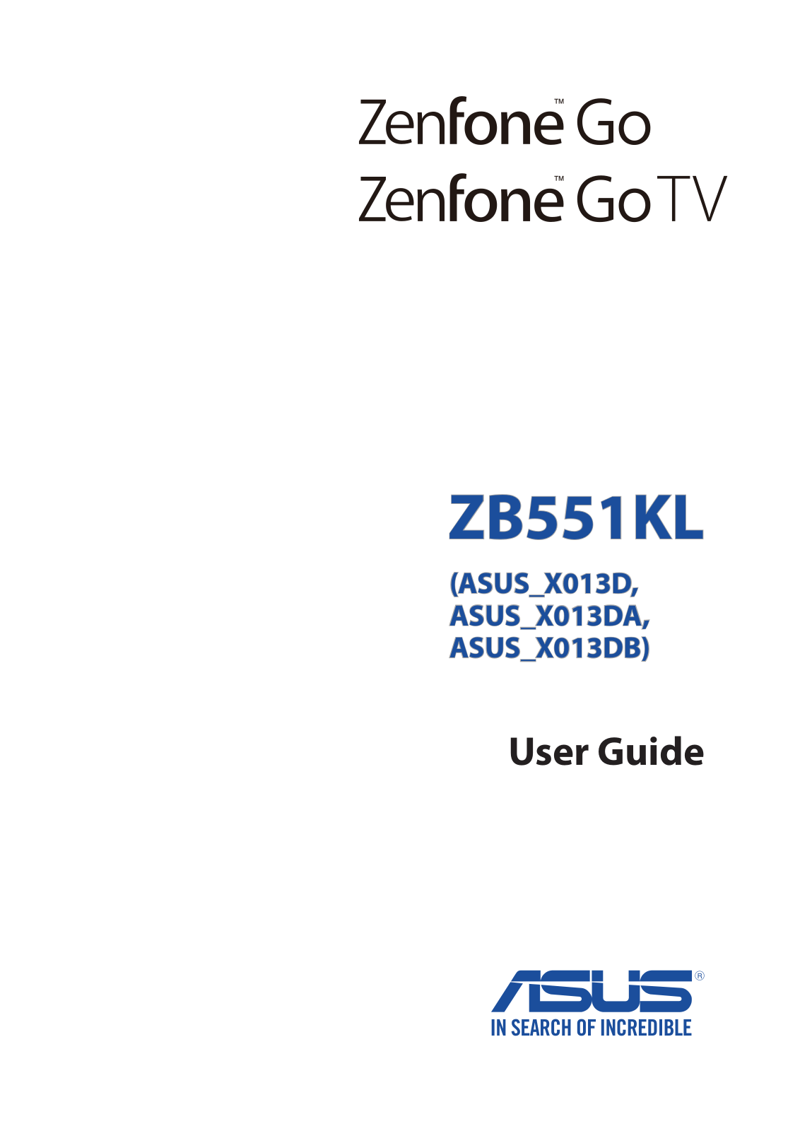 Asus ZB551KL User Guide