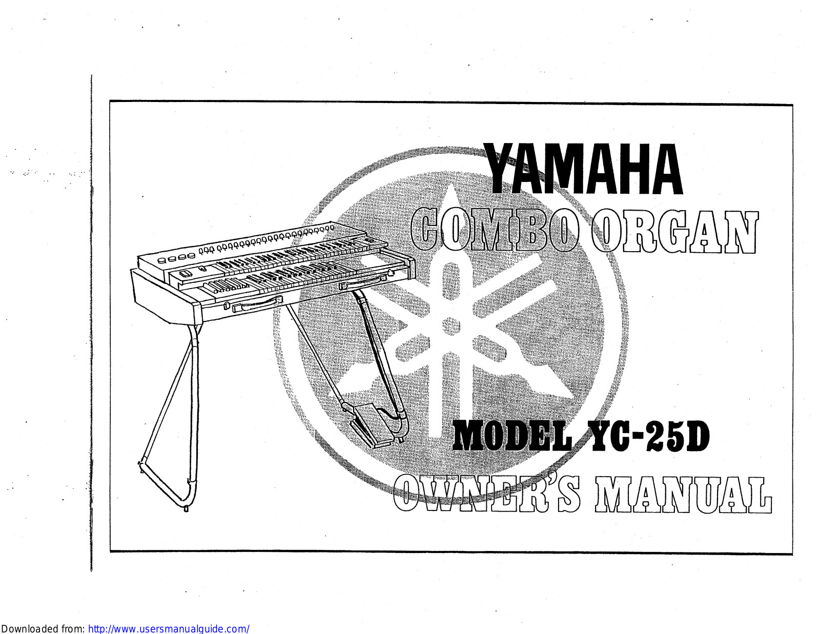 Yamaha Audio YC-25D User Manual