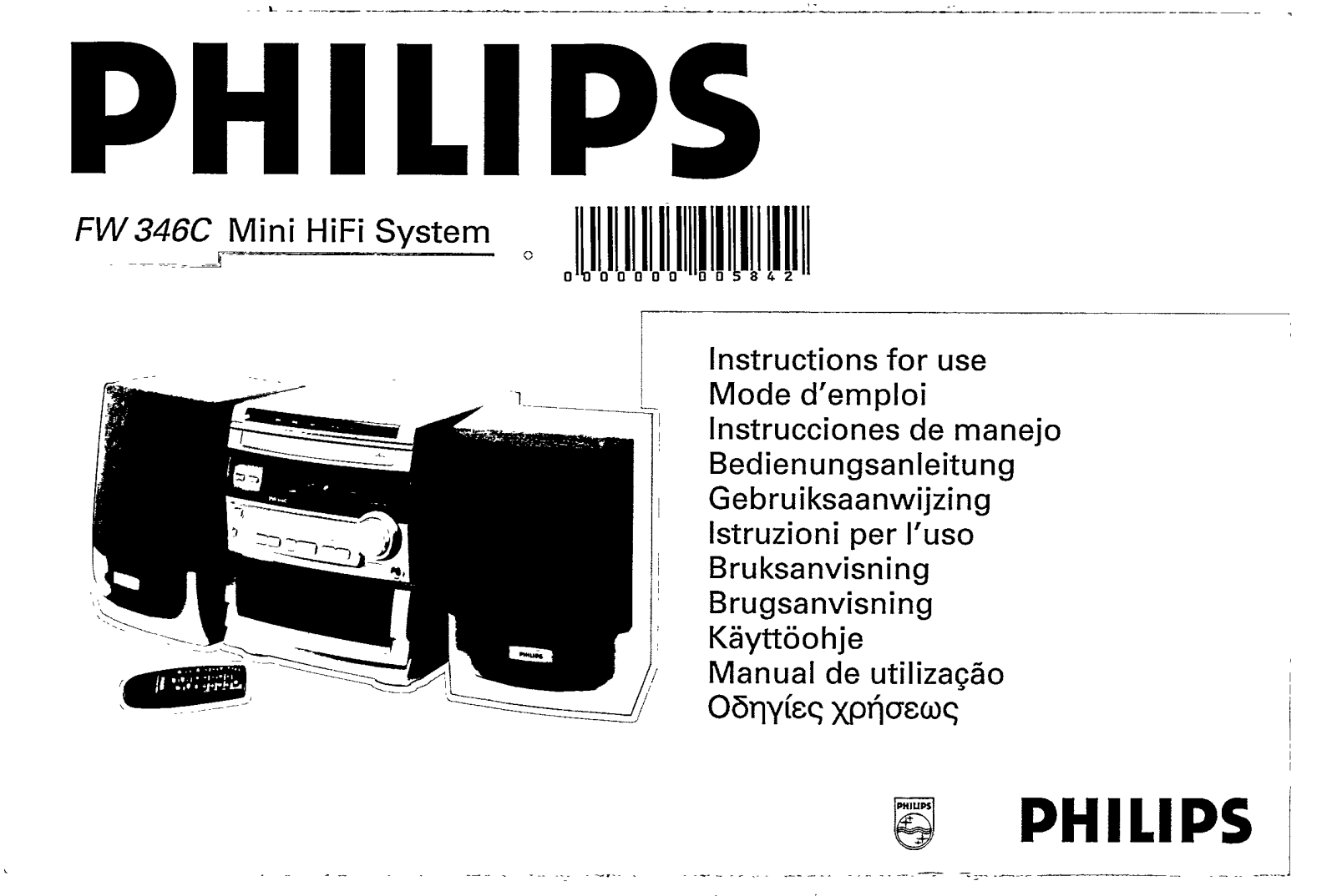 Philips FW346C/22 User Manual
