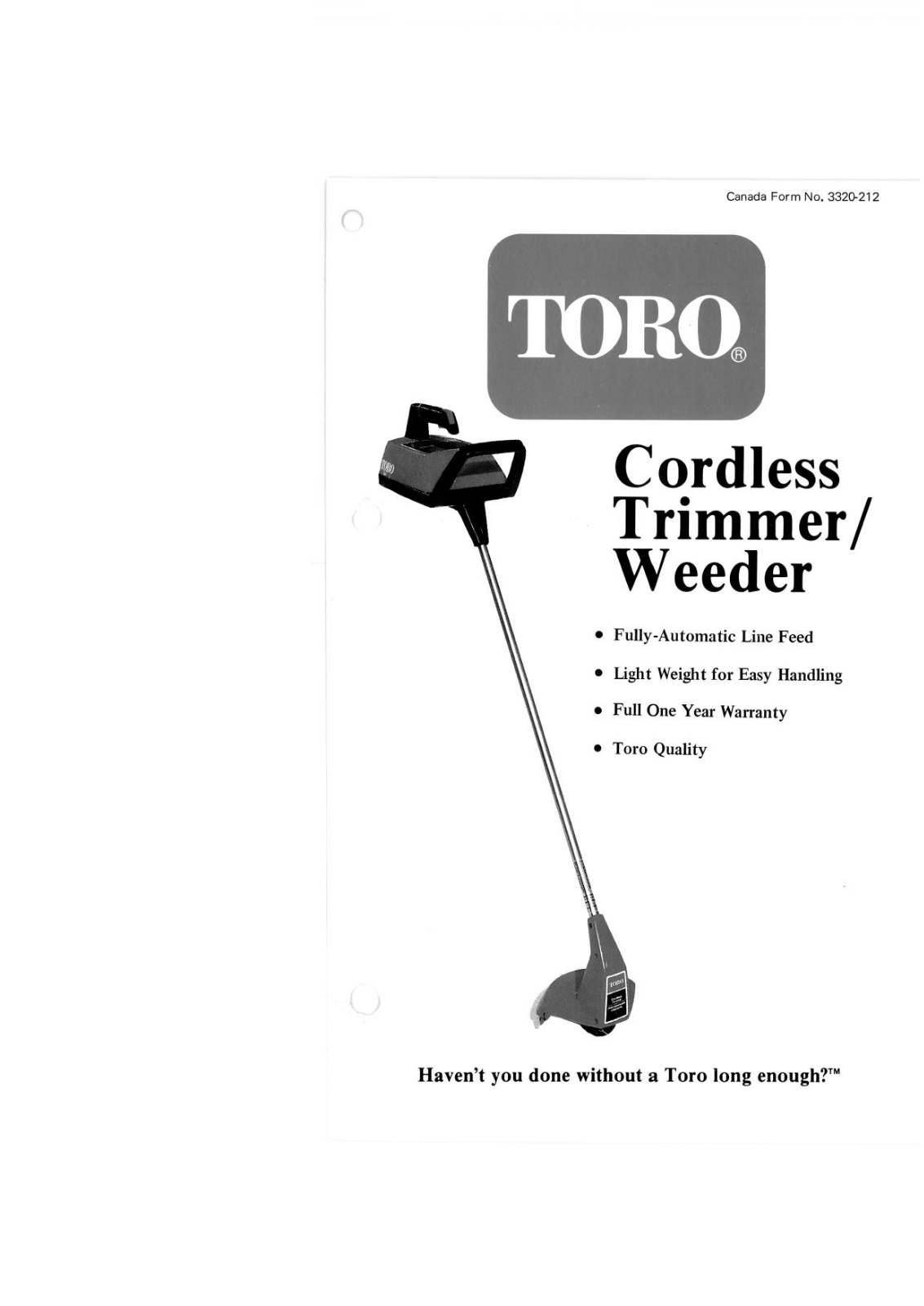 Toro 51512C Operator's Manual