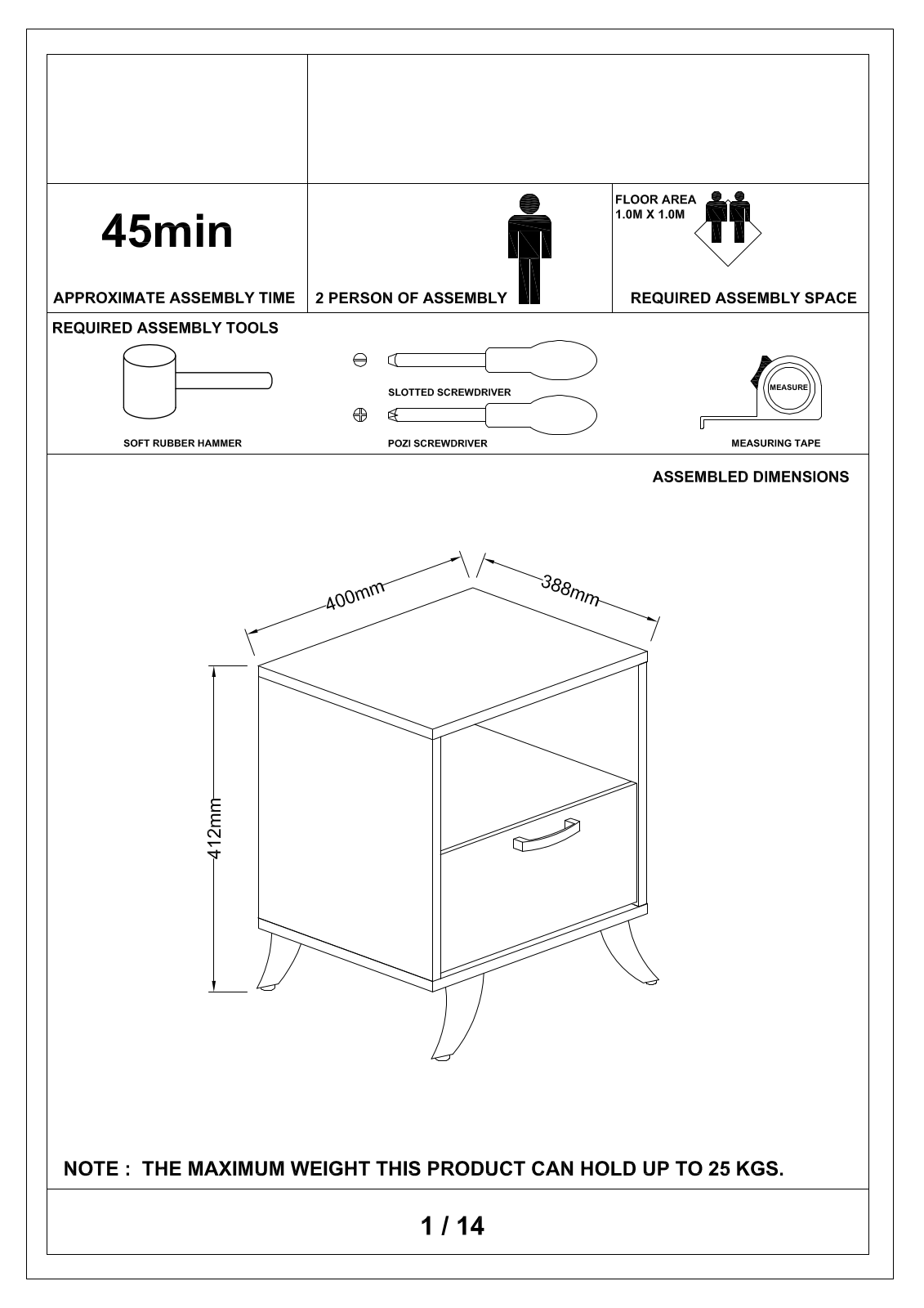 Ebern Designs EBDG3541 Assembly Instruction - ManualMachine.com