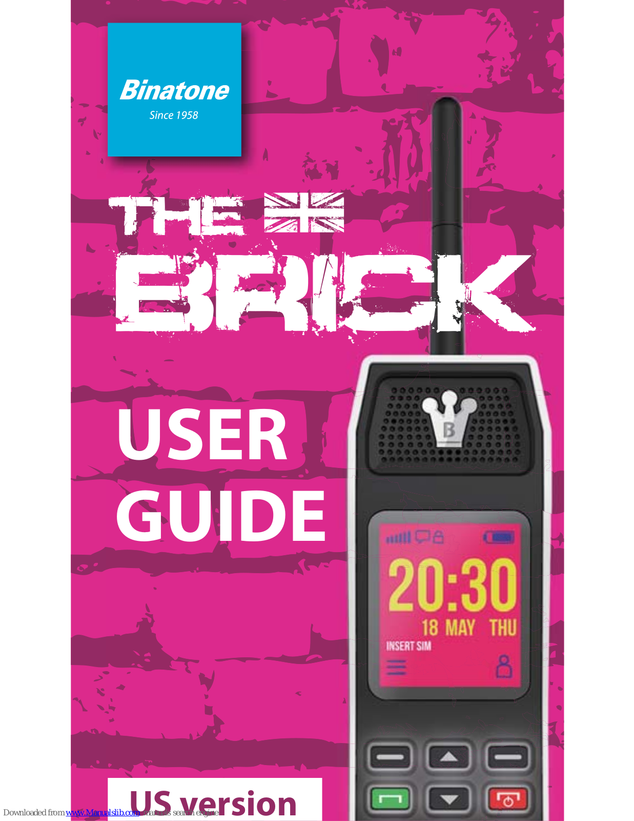 Binatone The Brick User Manual