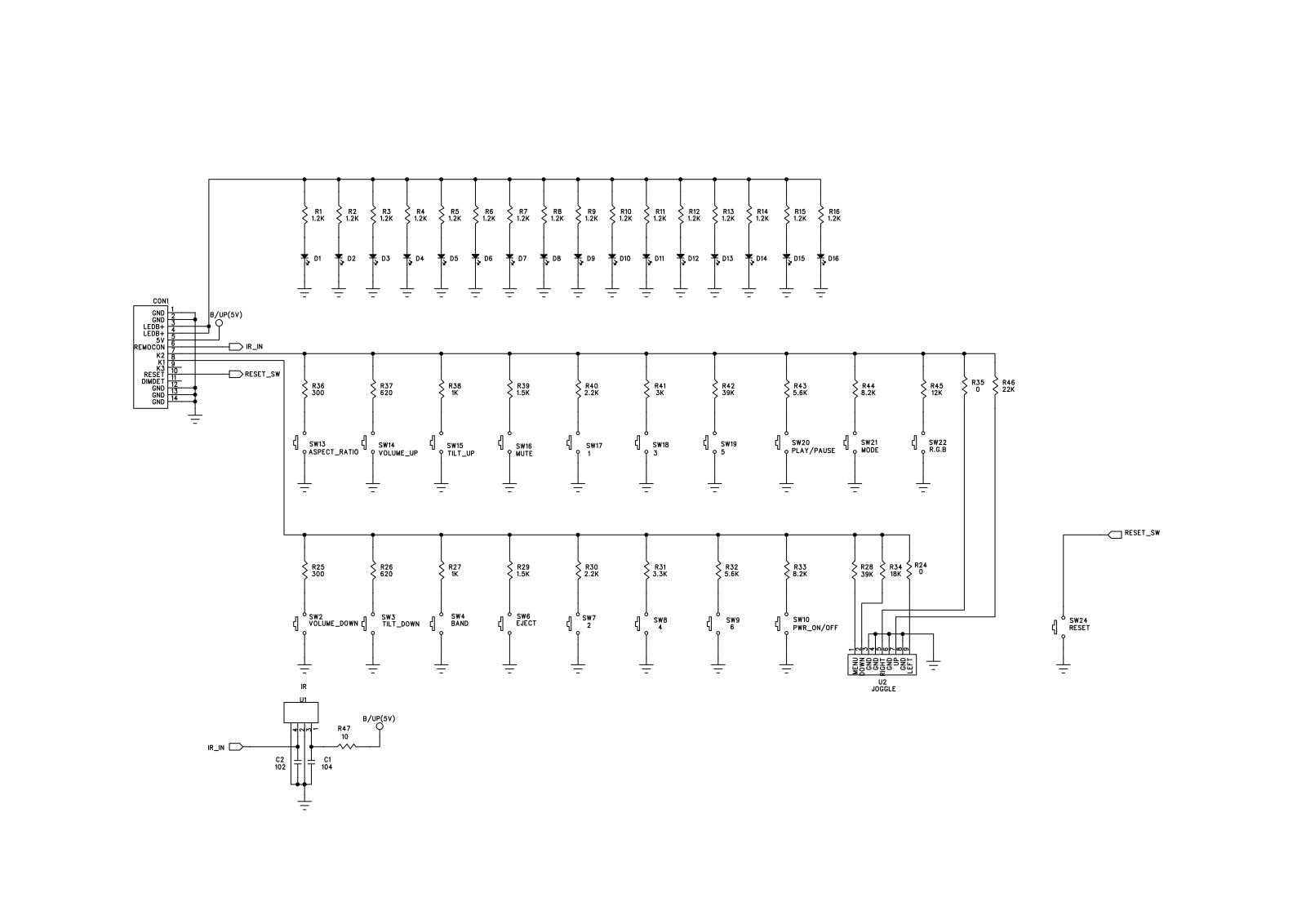 Mystery MMD-6500 Front PCB