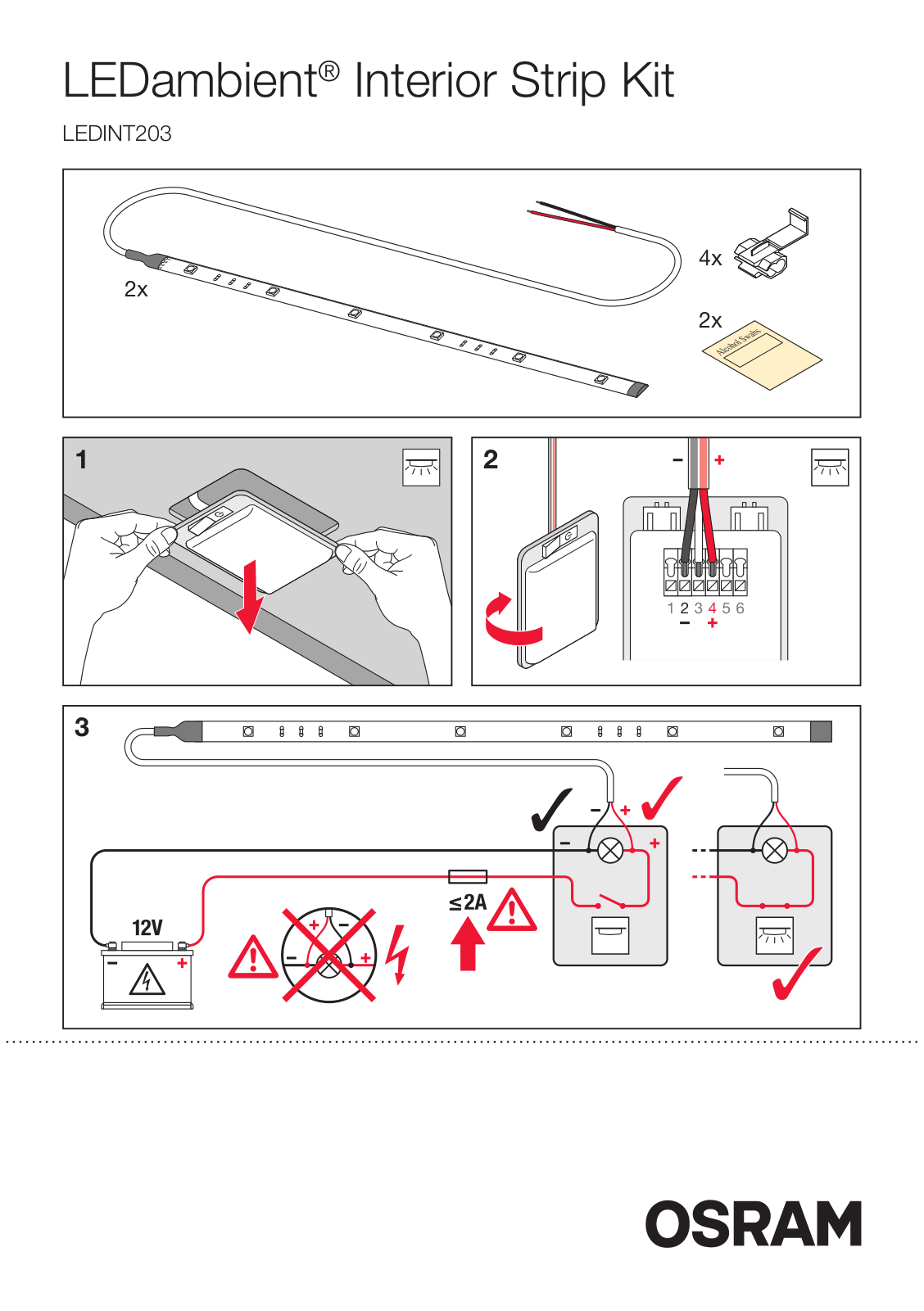 Osram Auto LEDINT203 Data Sheet