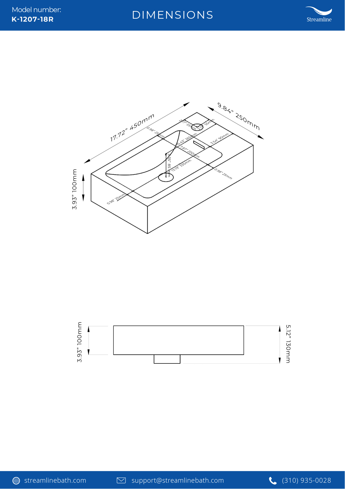 Streamline Bath SLBH7727 Specifications - ManualMachine.com