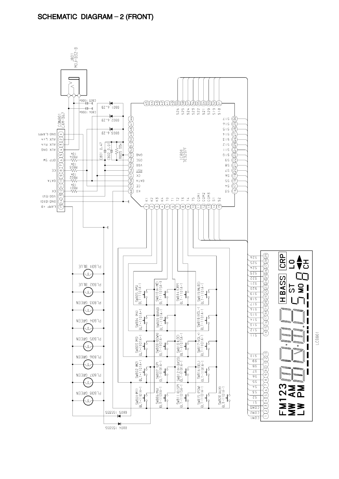 Aiwa CT X 208 Diagram