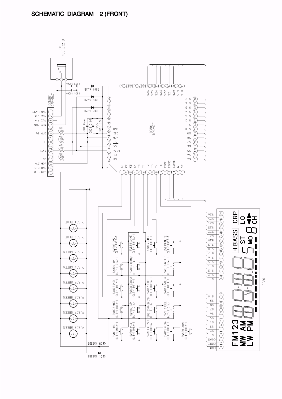 Aiwa CT X 208 Diagram