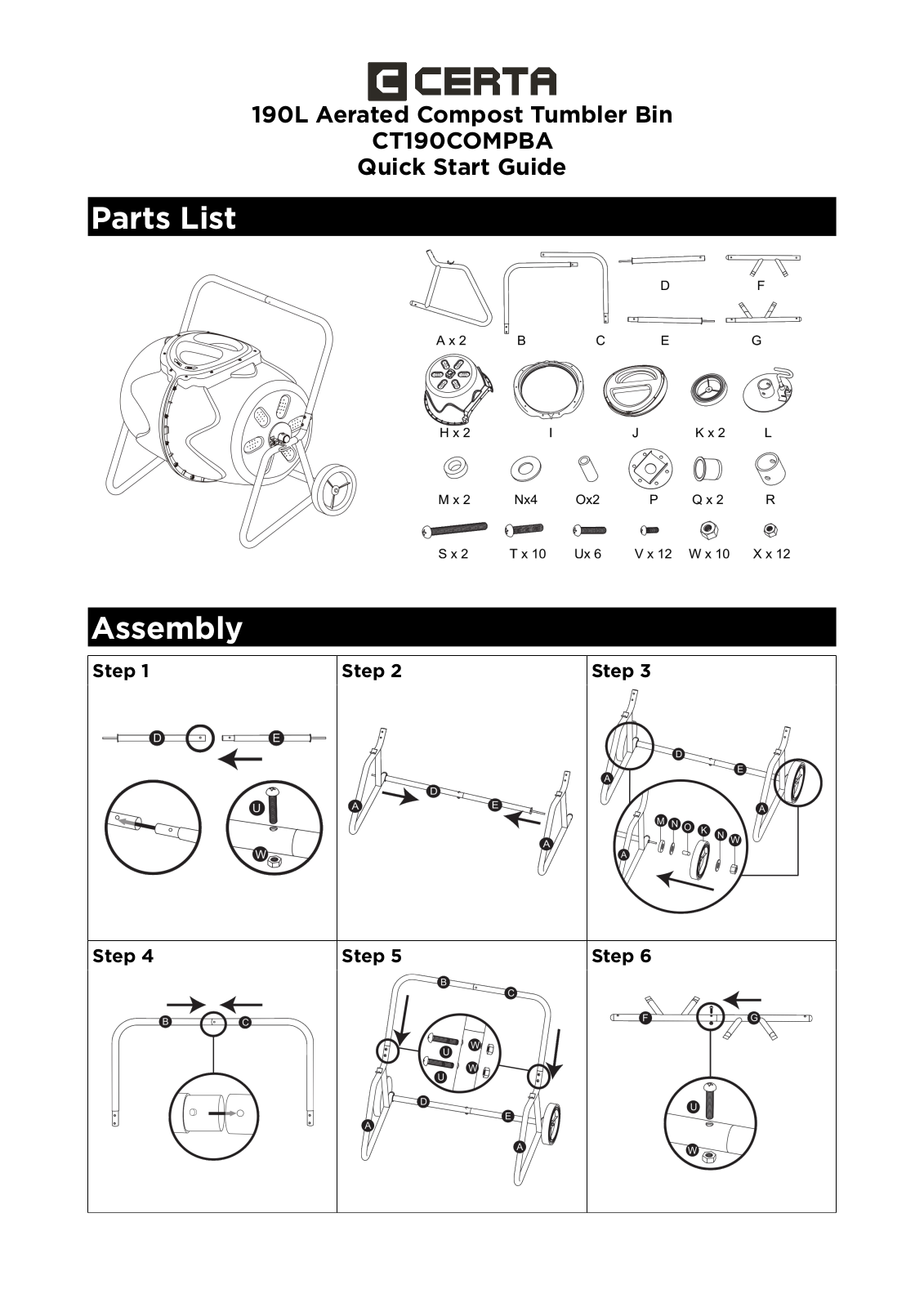 Certa CT190COMPBA User Manual - ManualMachine.com
