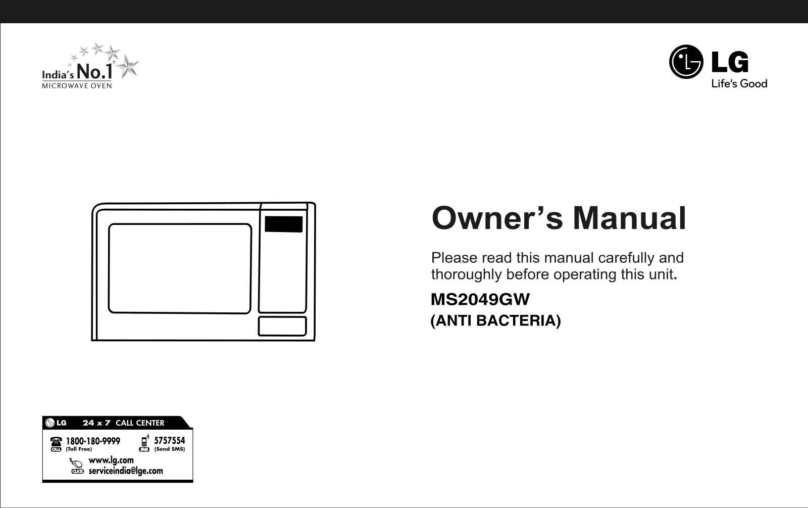 LG MS2049GW Owner’s Manual