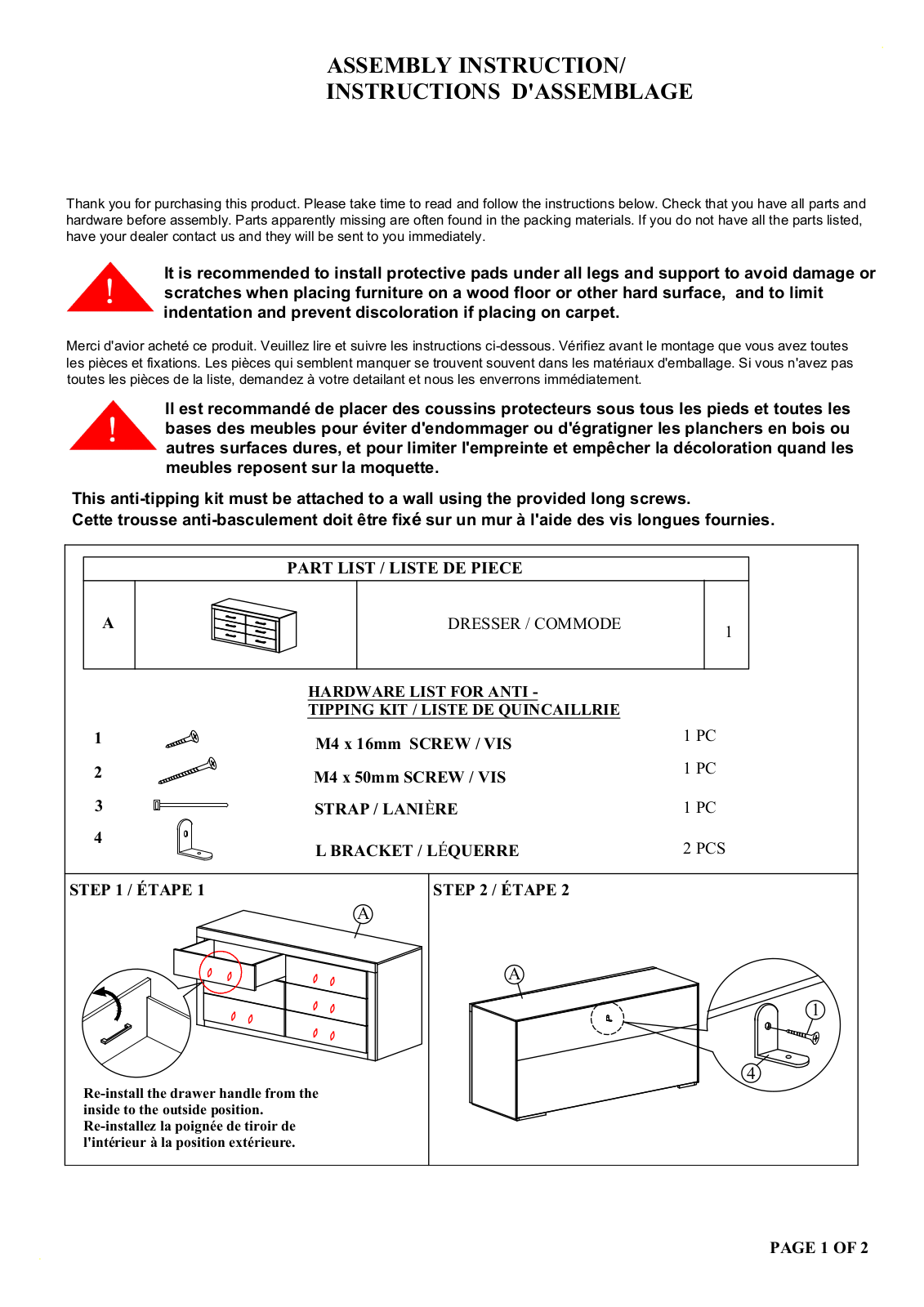 Foundstone W007992793 Installation & Assembly - ManualMachine.com