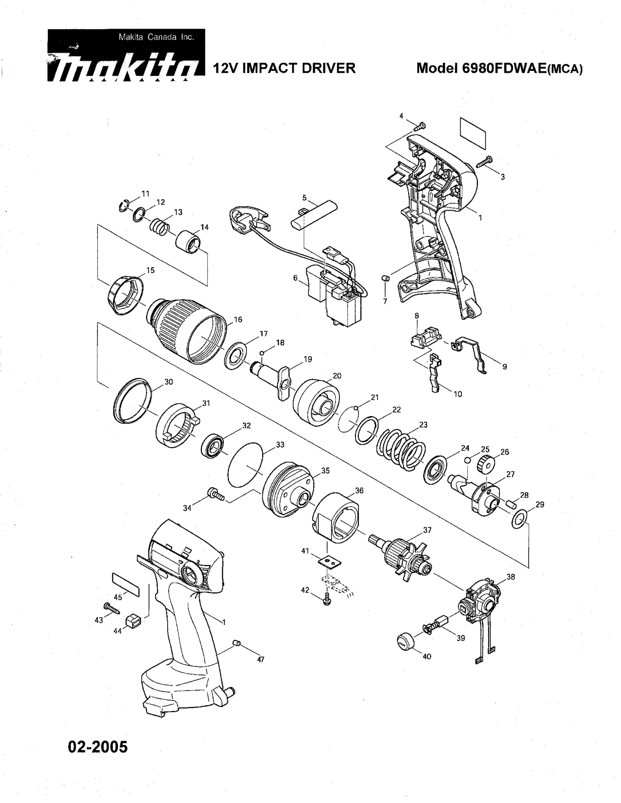 Makita 6980FDWAE User Manual