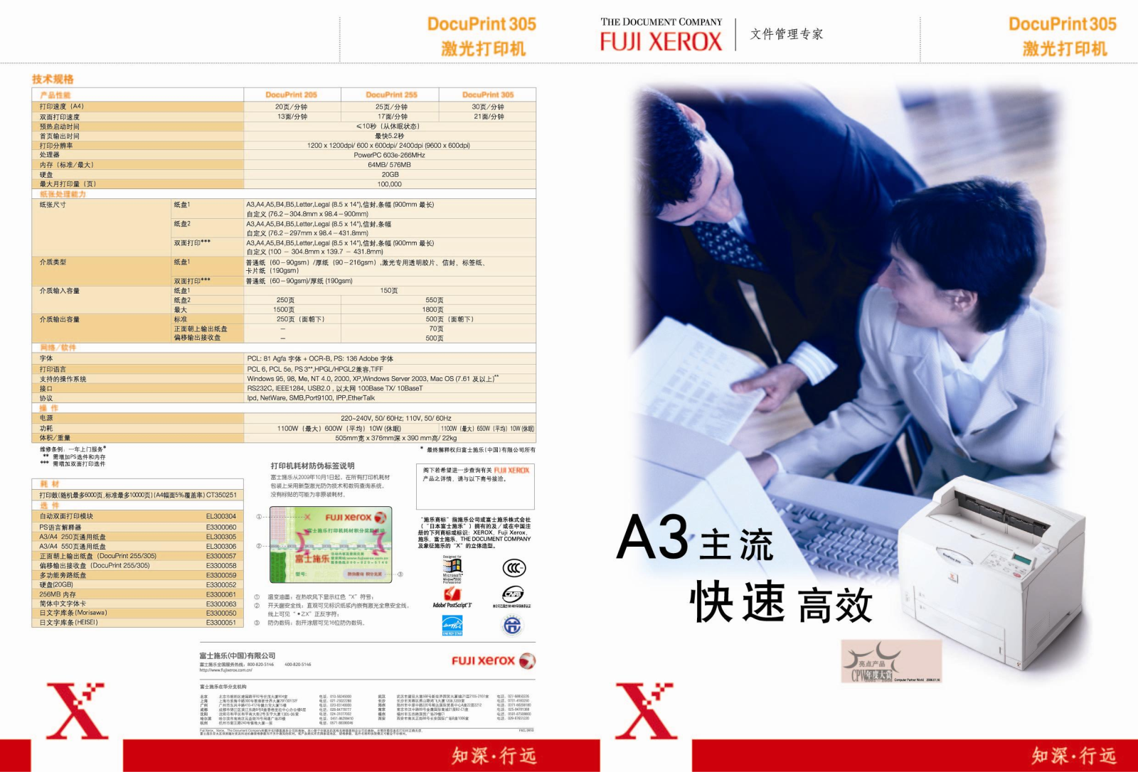 Fuji Xerox 305, 255, 205 Service Manual