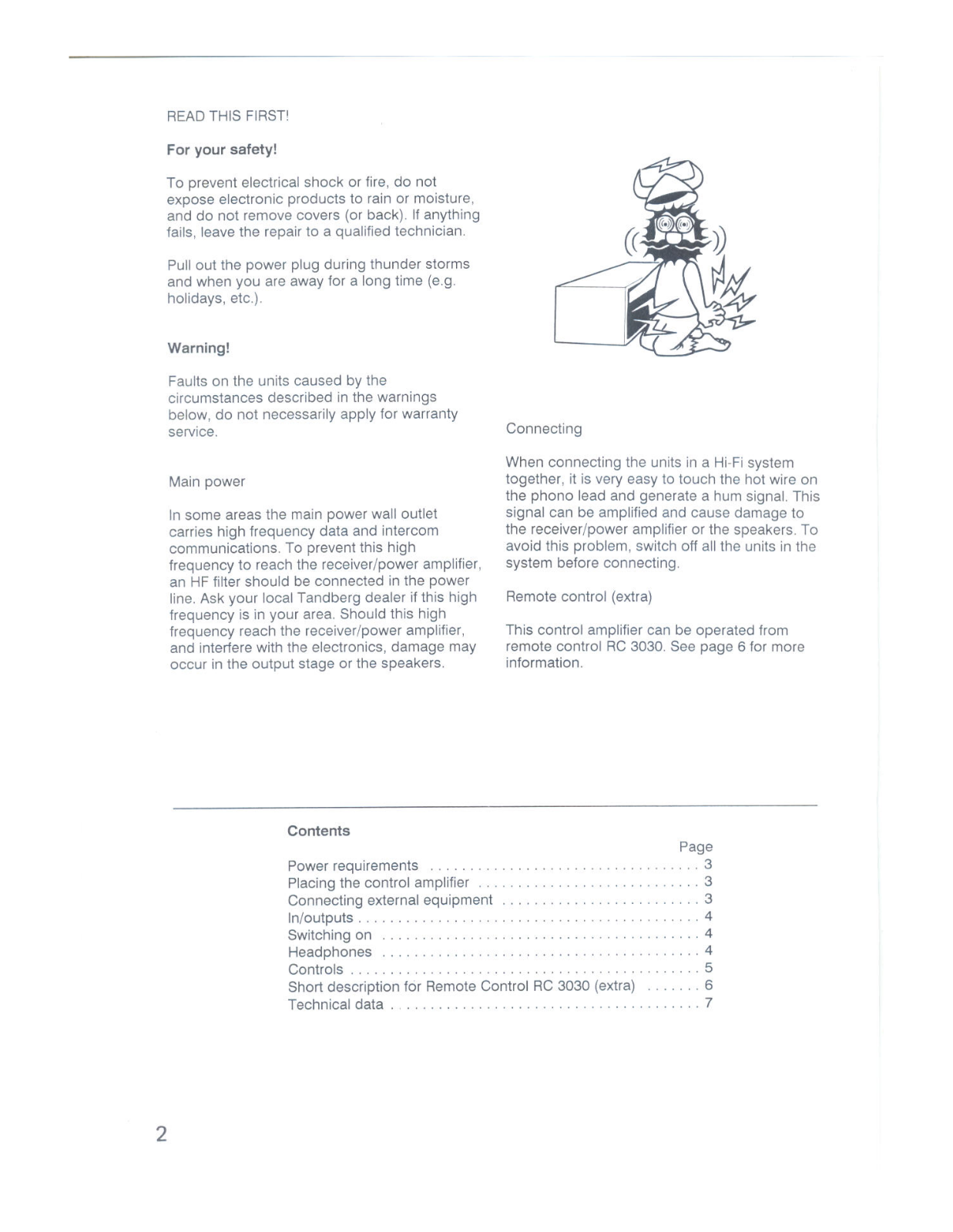 Tandberg TCA-4038-A Owners manual