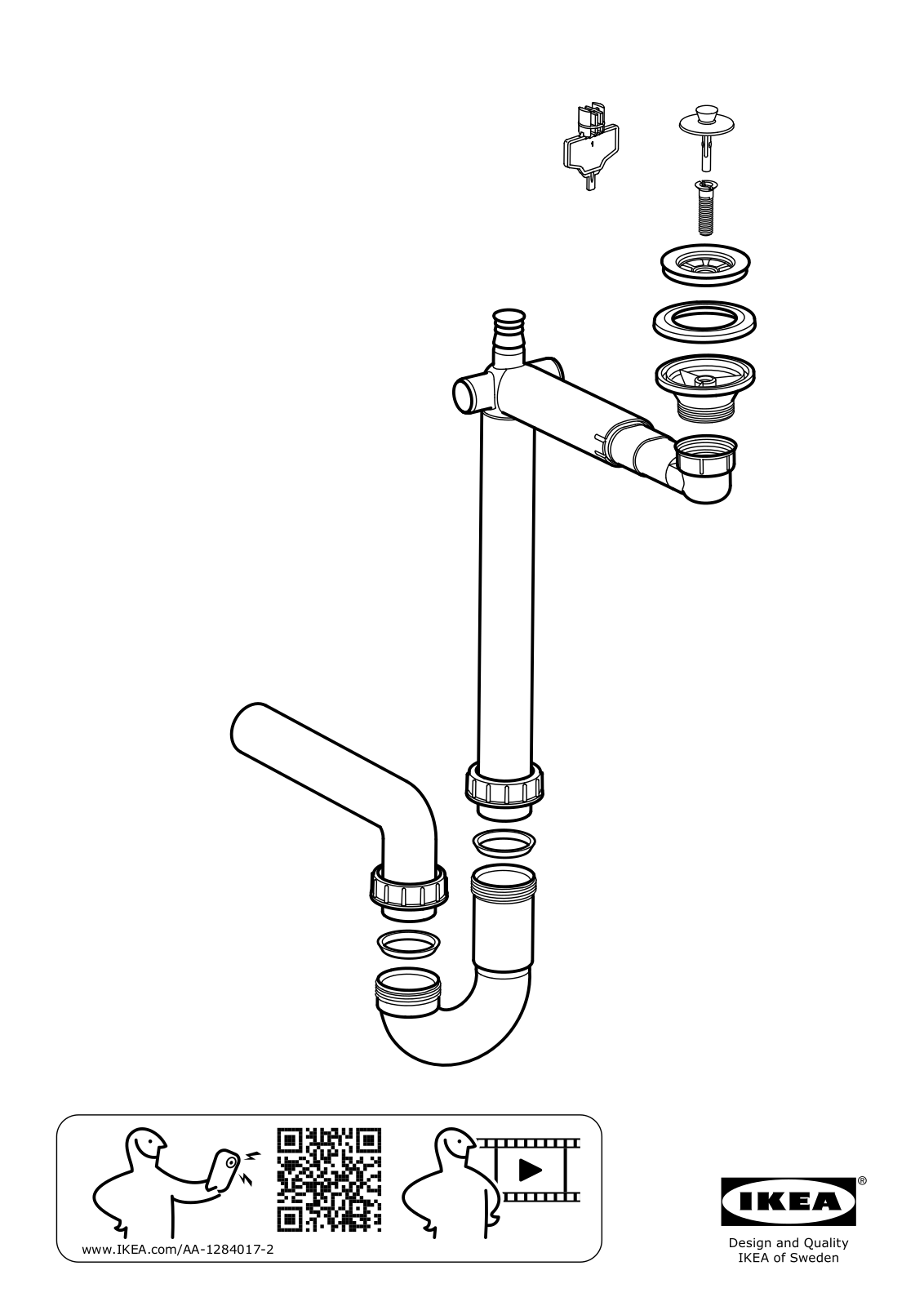 Ikea S49096794, S49097289, S49163482, S59097057, S69097052 Assembly instructions