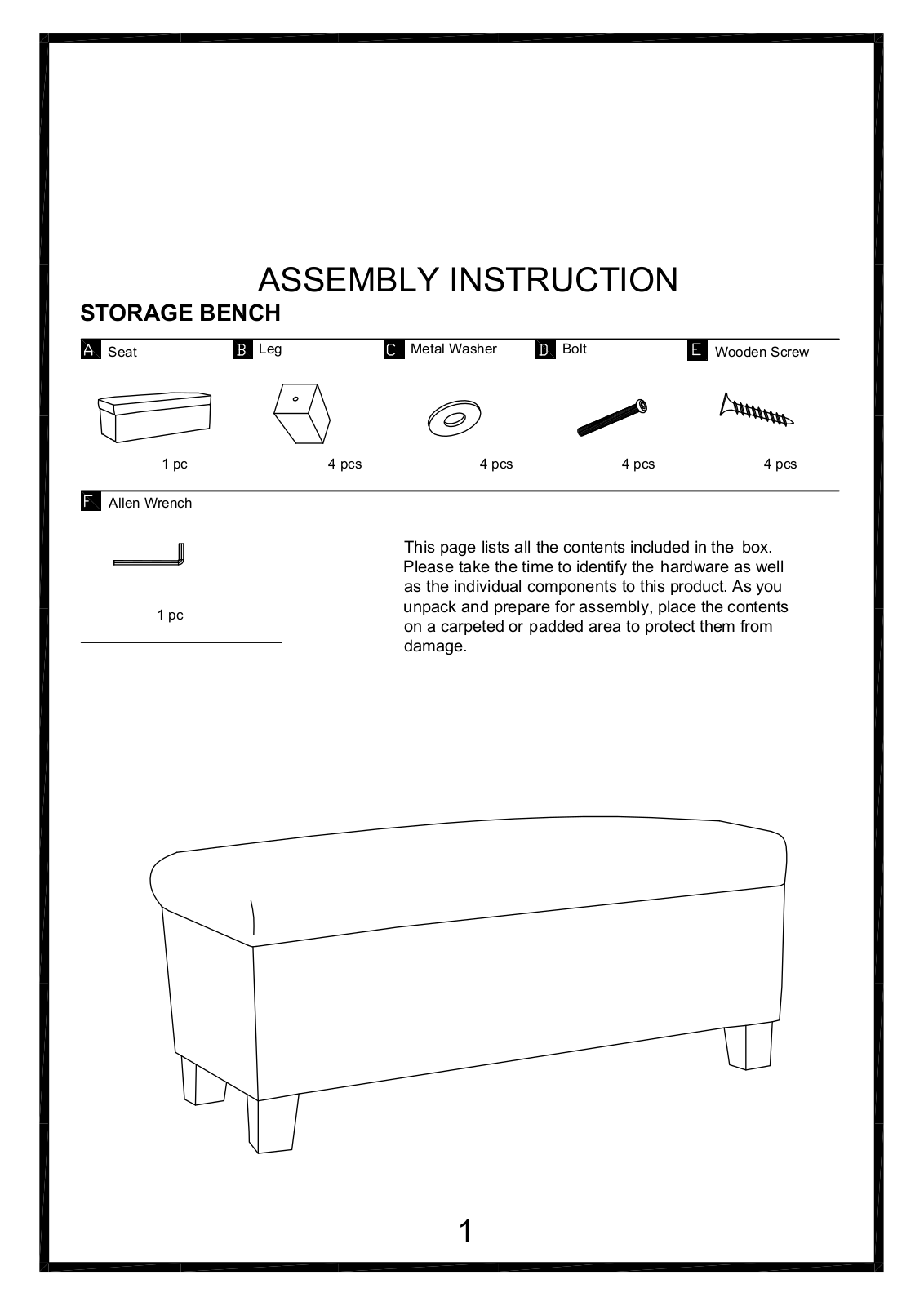 Red Barrel Studio THRE8851 Assembly Instruction