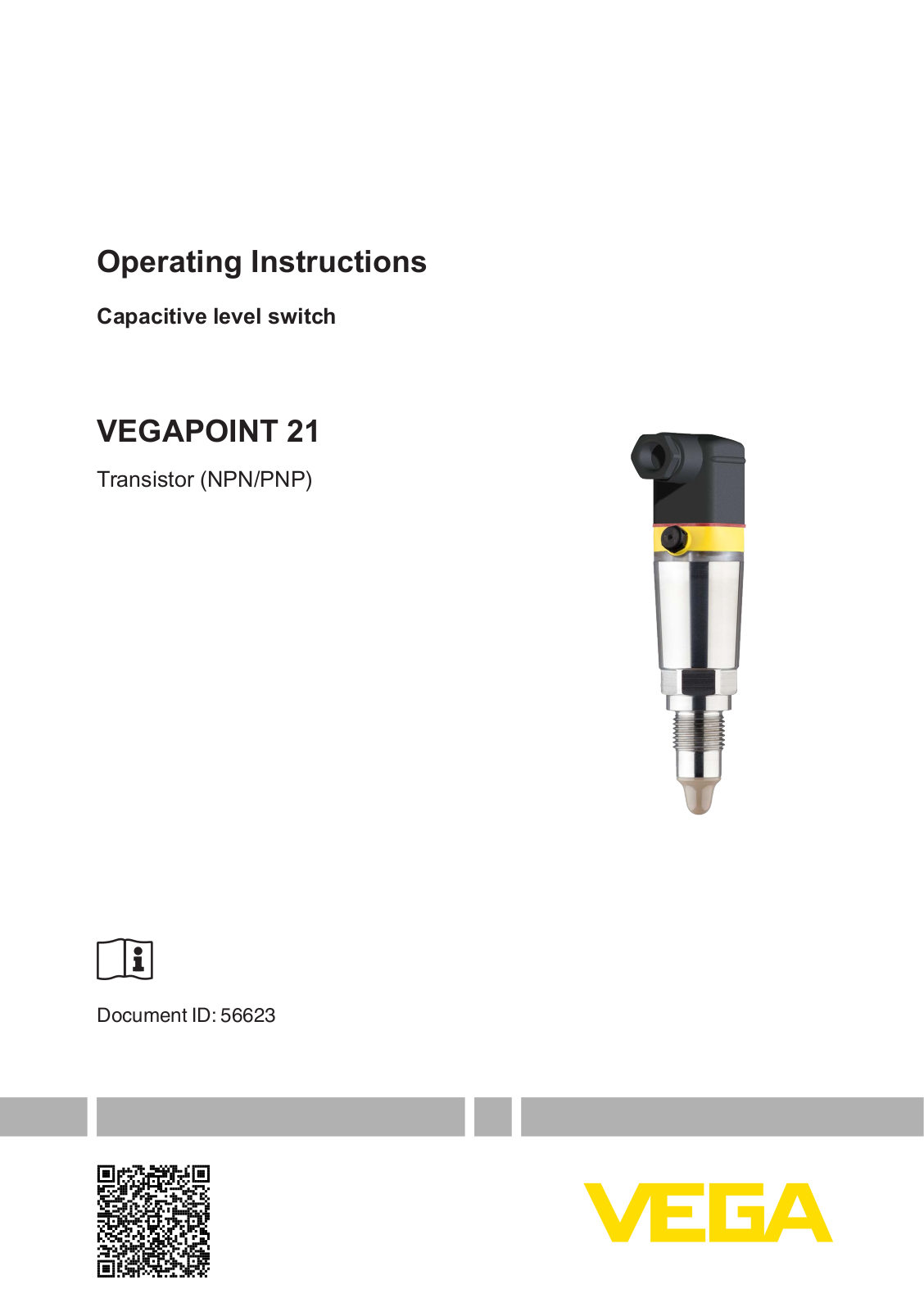 VEGA VEGAPOINT 21 Operating Instructions