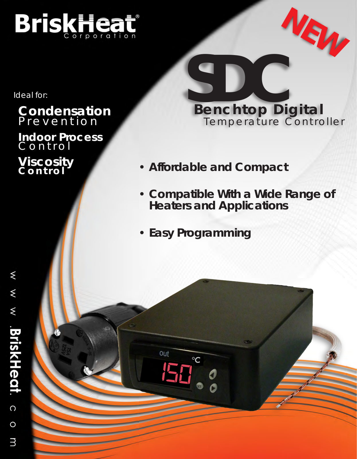 BriskHeat SDC240JF-A, SDC240JC-A, SDC240KF-A, SDC120JC-A, SDC120JF-A Data Sheet