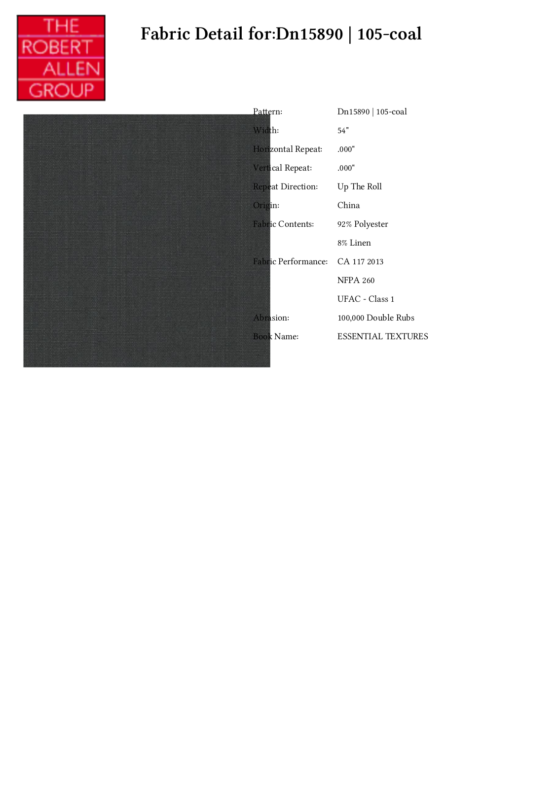 Duralee CRAL7032 Specifications - ManualMachine.com