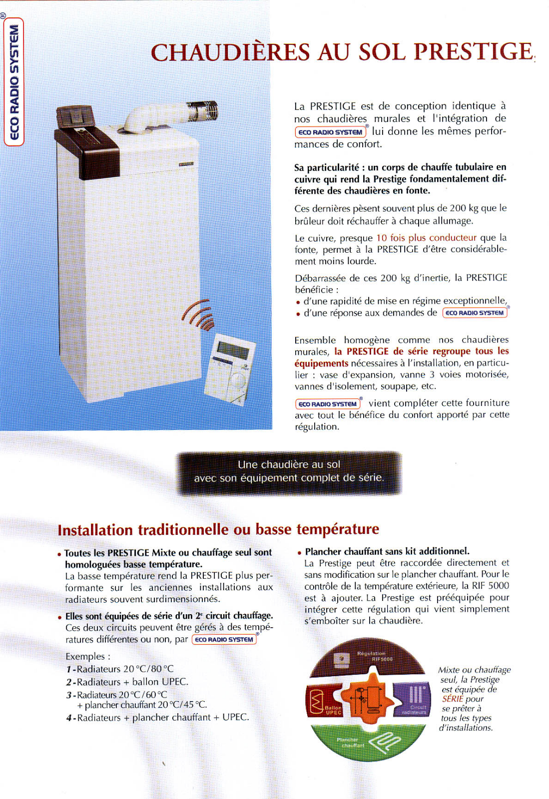 FRISQUET PRESTIGE 23, PRESTIGE 32, PRESTIGE 50 User Manual