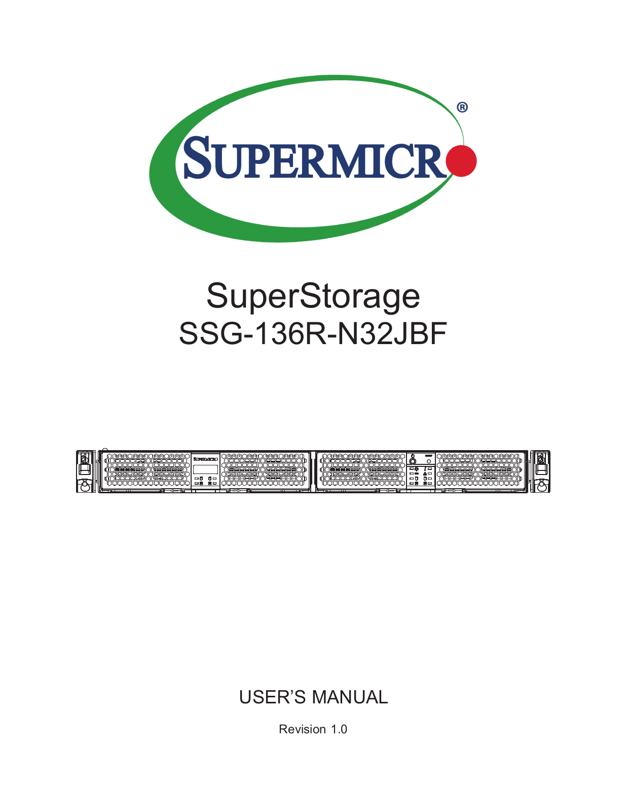 Supermicro SSG-136R-N32JBF User Manual