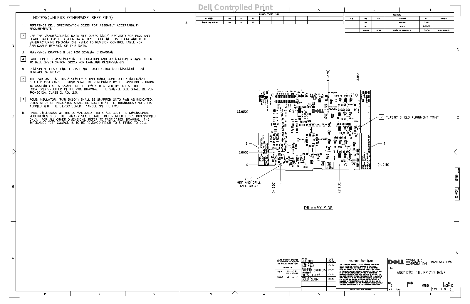 MSI MS-9548 6T831a00ASSYDWG