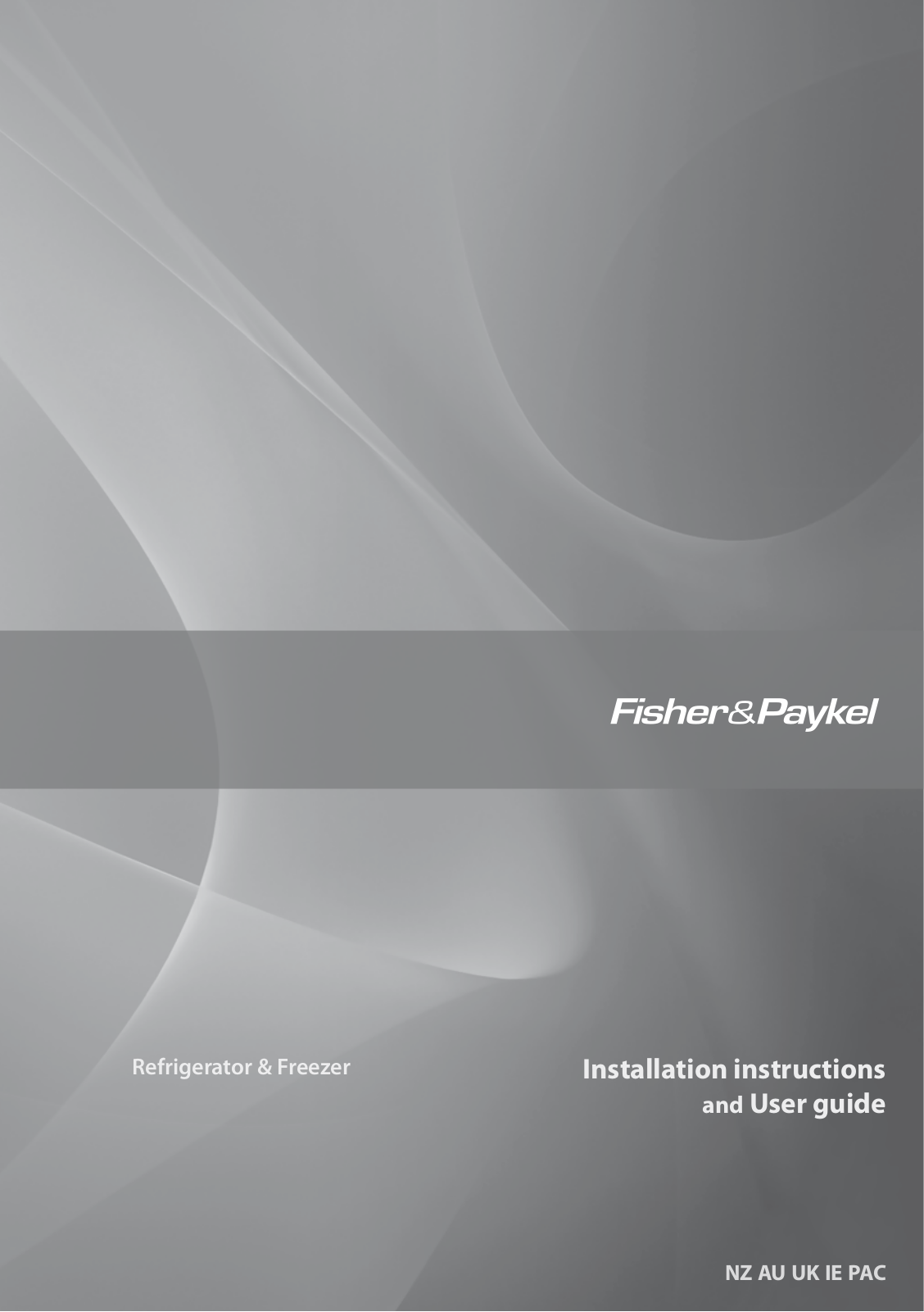 Fisher & Paykel C270RW Installation Manual