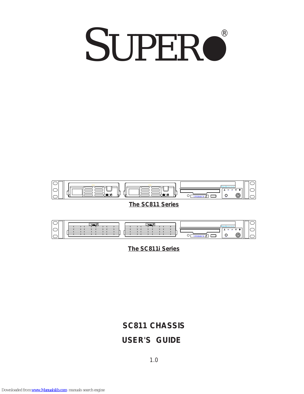 Supero SC811 Series, SC811i Series User Manual