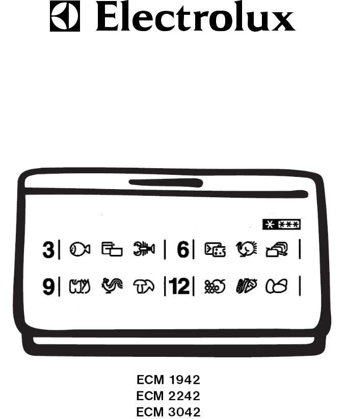 AEG ECM1942, ECM2242, ECM3042 User Manual